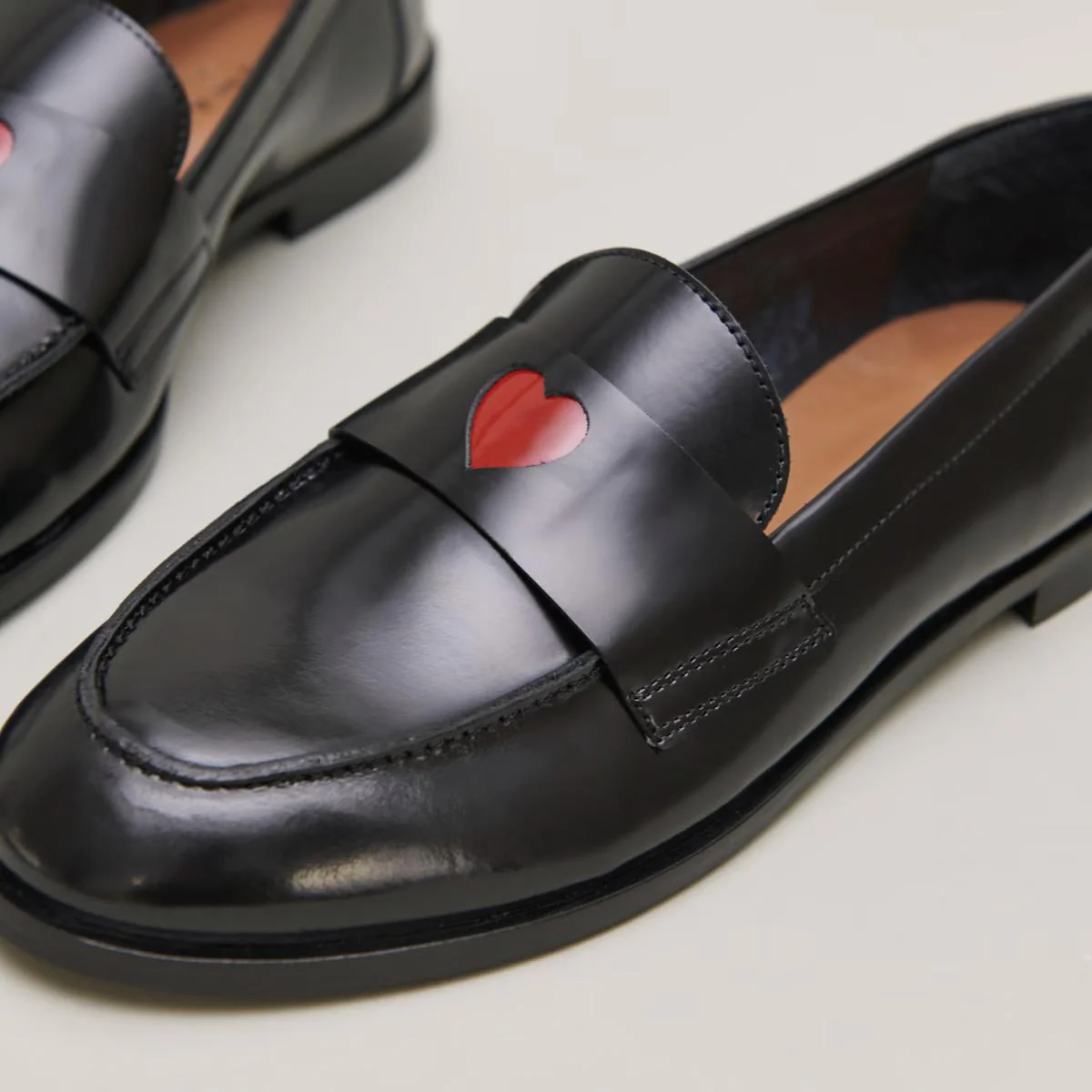 Mocassins Donjuan Cuir Glace Noir - Image 4