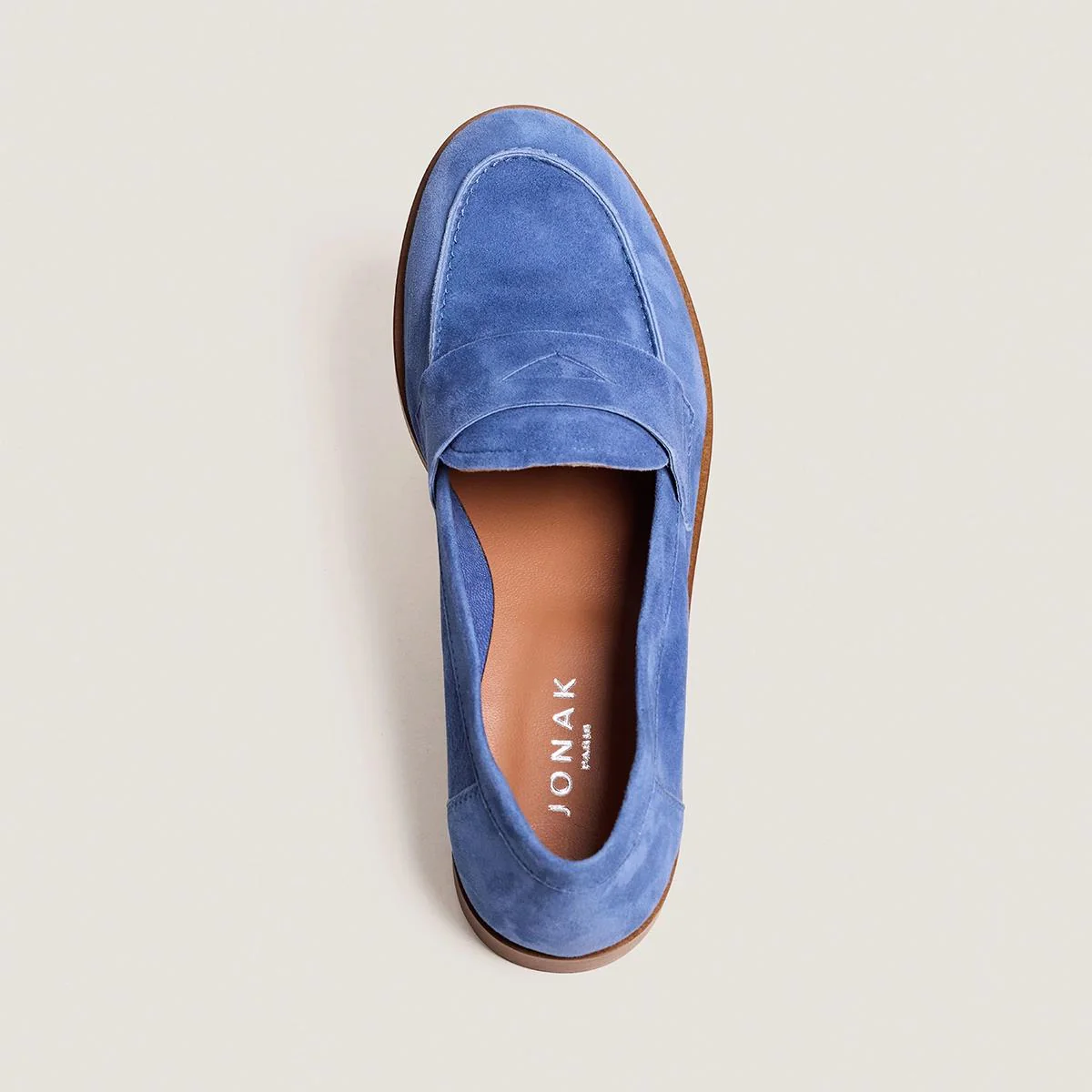 Women Premium Soft Moccasin Shoes Velour - Steel Blue Bleu-Acier - Image 4