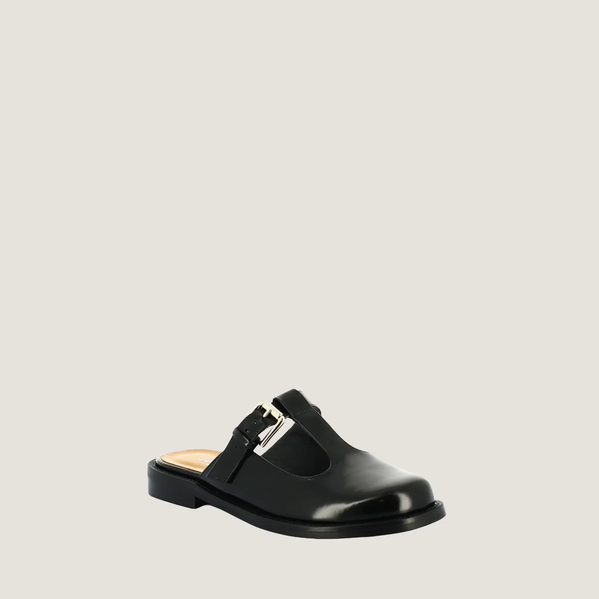 Mules Darelle Cuir Glace Noir - Image 2