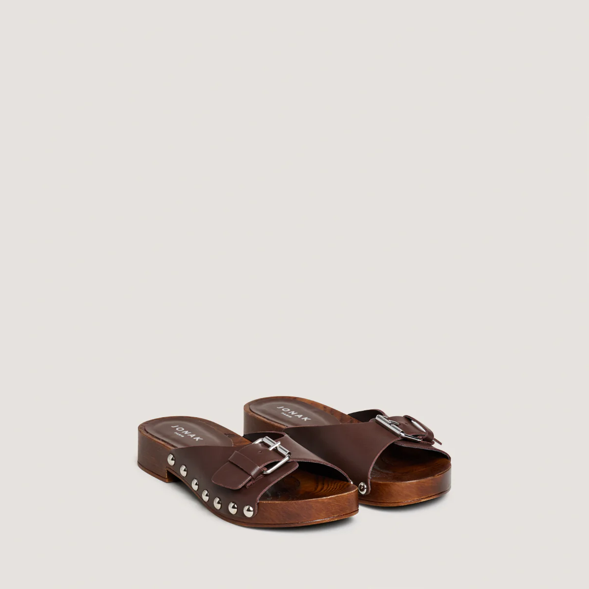 Mules Enora Cuir Cacao - Image 2