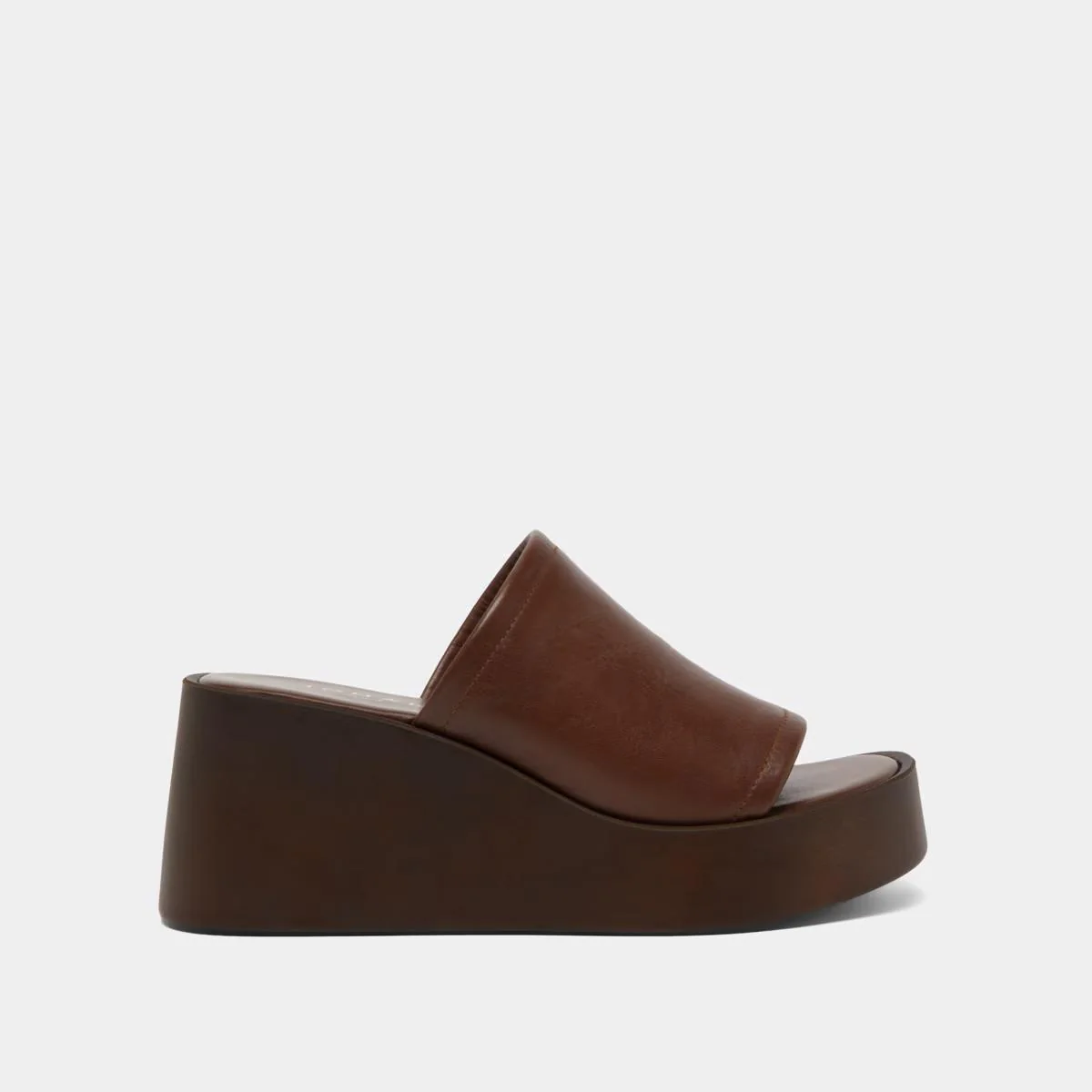 Mules Eugene Cuir Marron-Fonce - Image 2