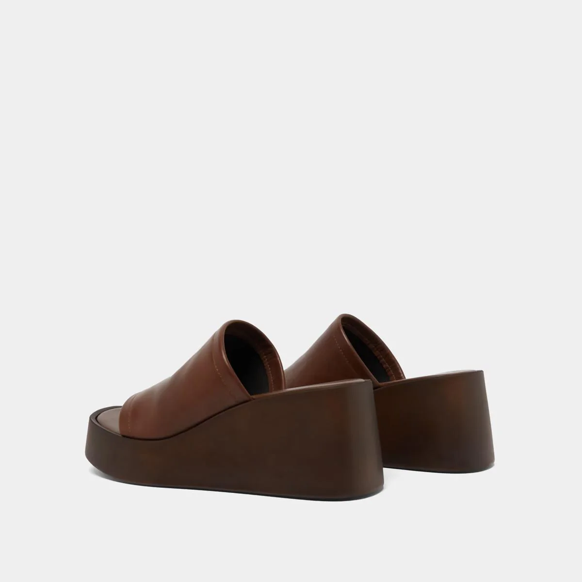 Mules Eugene Cuir Marron-Fonce - Image 6