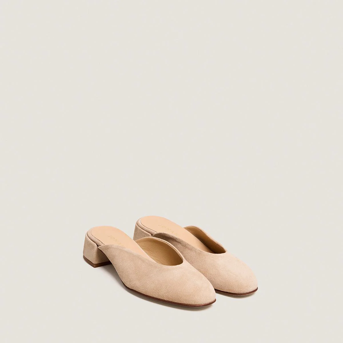 Women Mules Genuine Calfskin Leather Hand-Stitched - Ivory Ivoire - Image 3