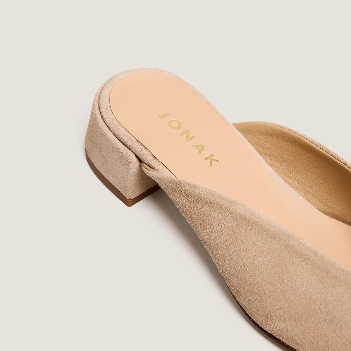 Women Mules Genuine Calfskin Leather Hand-Stitched - Ivory Ivoire - Image 4
