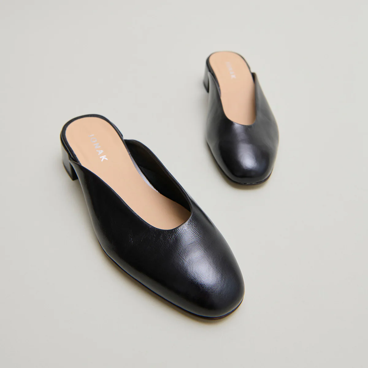 Women Mules Vernis Patent Leather Premium Luxury - Noir - Image 5