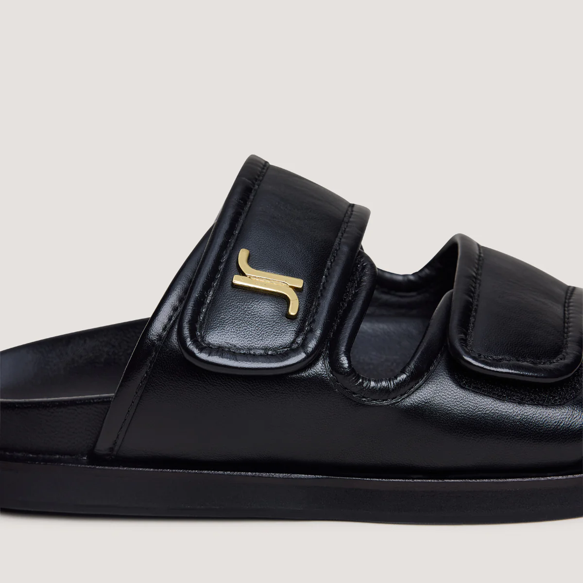 Mules Win Cuir Noir - Image 3