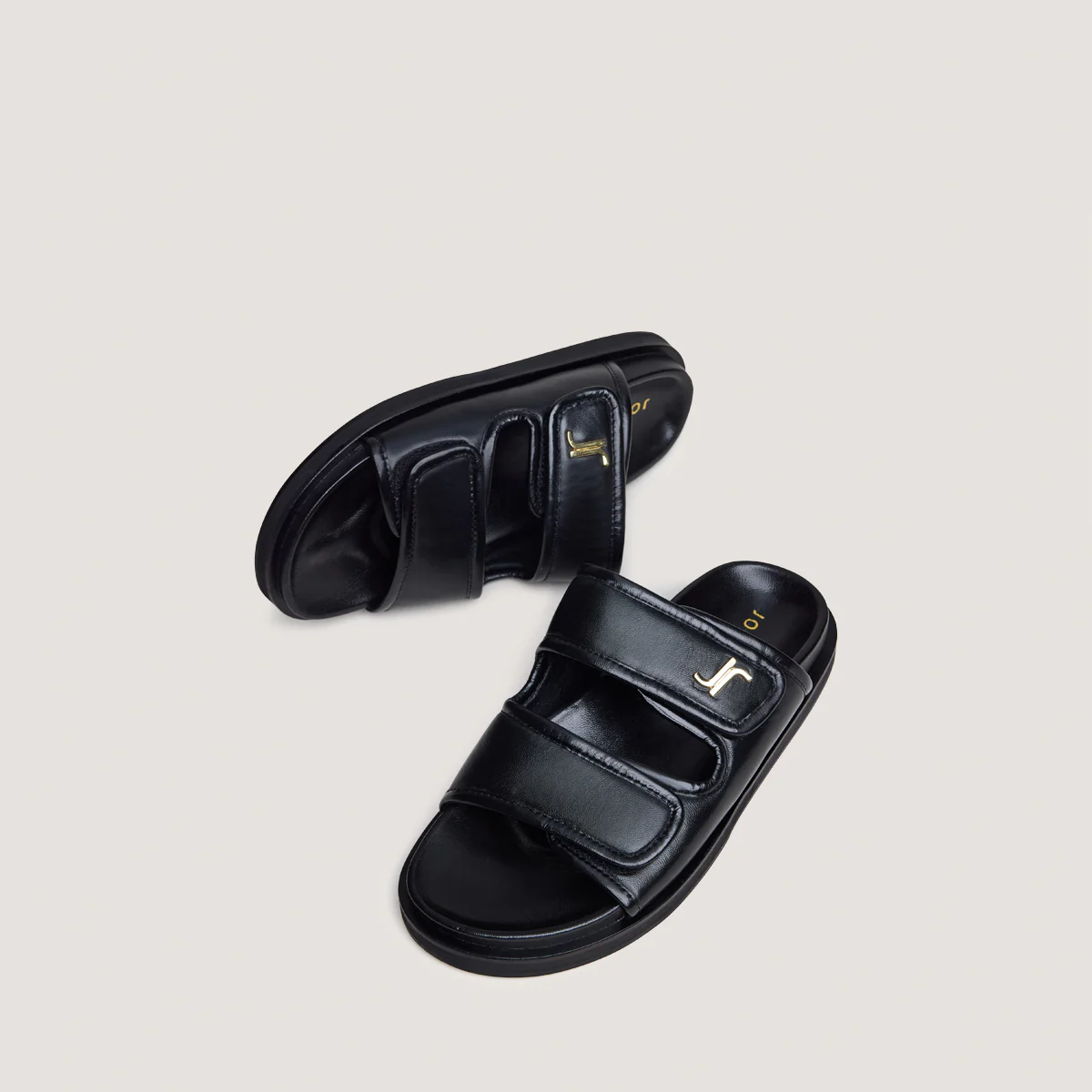 Mules Win Cuir Noir - Image 4