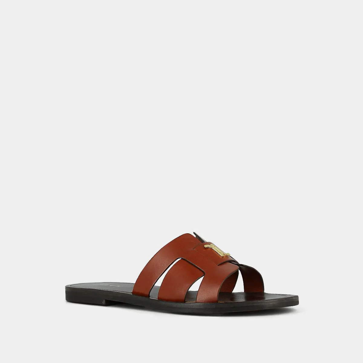 Plagettes Weil Cuir Cognac - Image 4