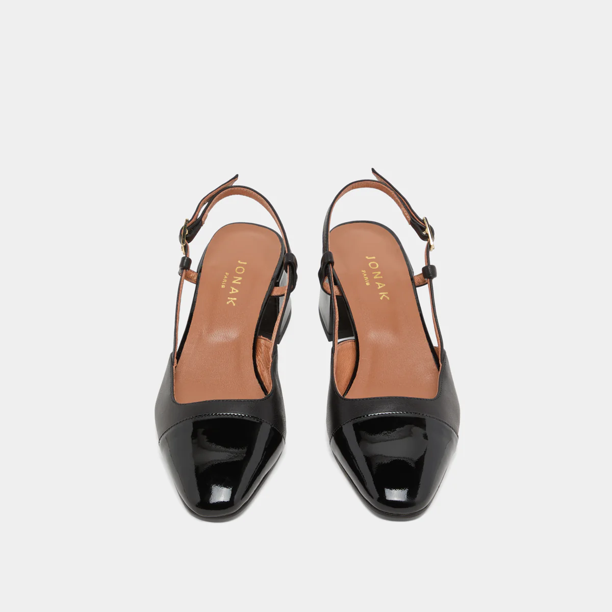 Salomes/babies Dhapopy Vernis/cuir Noir-noir - Image 17
