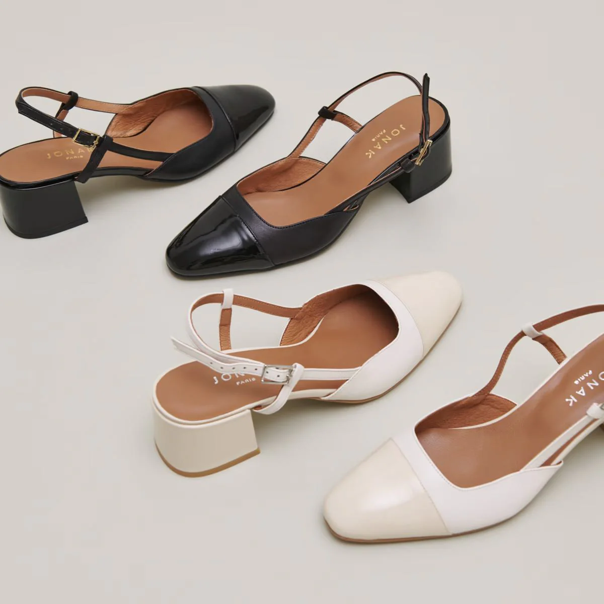 Salomes/babies Dhapopy Vernis/cuir Noir-noir - Image 7