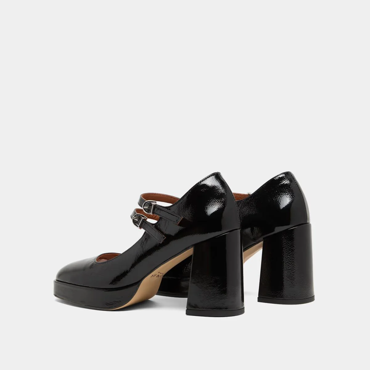 Salomes/babies Verite Vernis Plisse Noir - Image 6