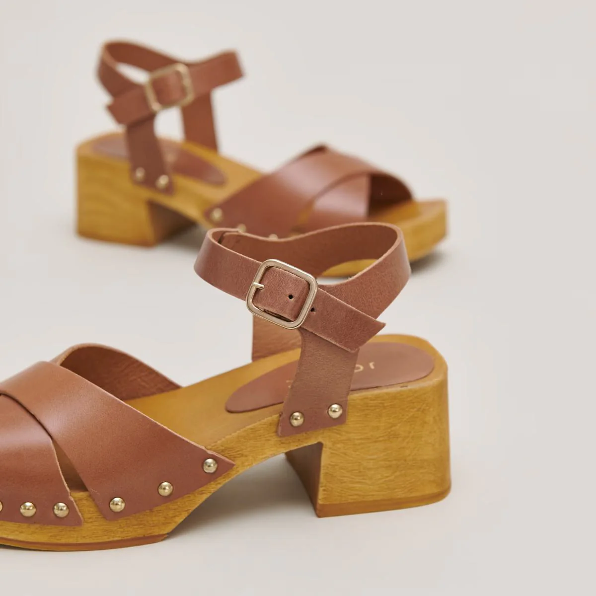 Sandal Mae Bis Cuir Cognac - Image 5
