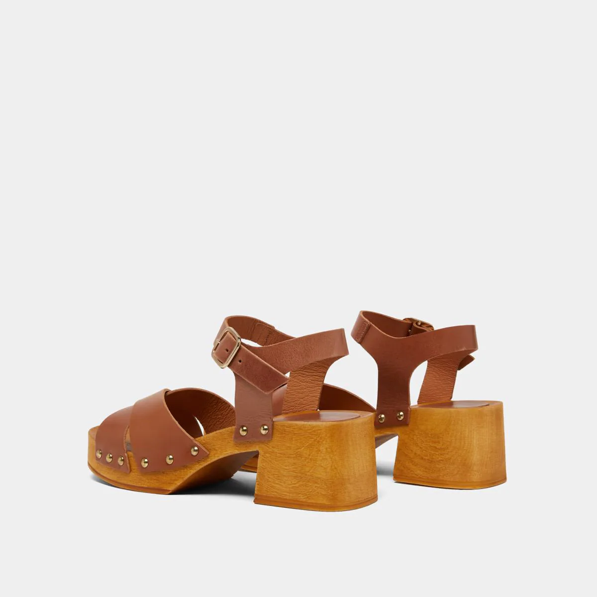 Sandal Mae Bis Cuir Cognac - Image 6