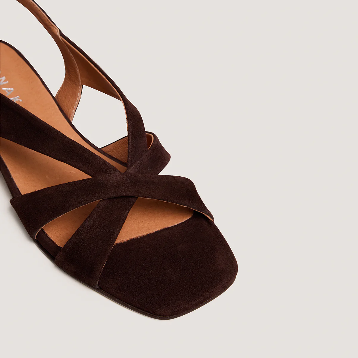 Sandales Alphonse Velours Marron - Image 3