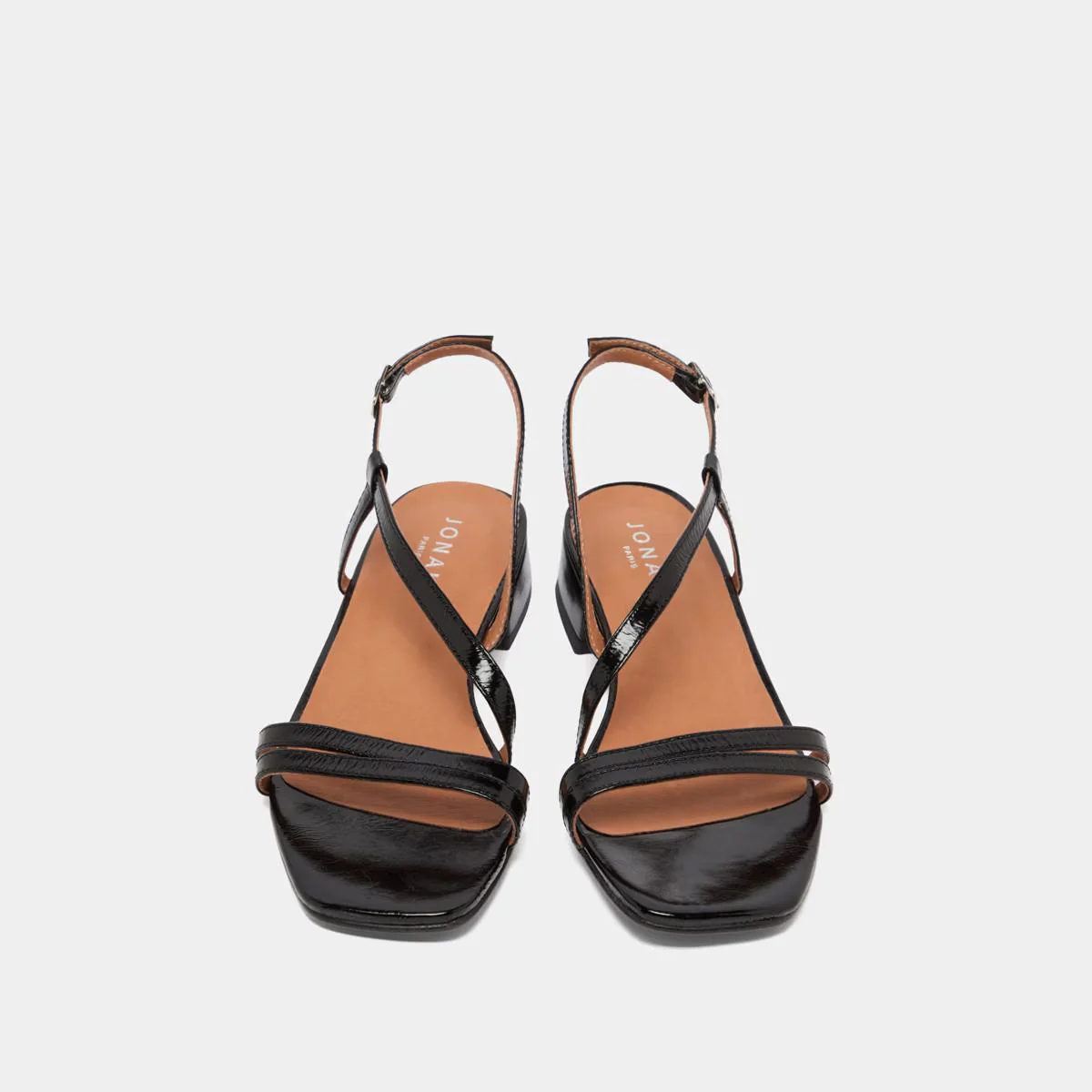 Sandales Anaya Cuir Brillant Noir - Image 8