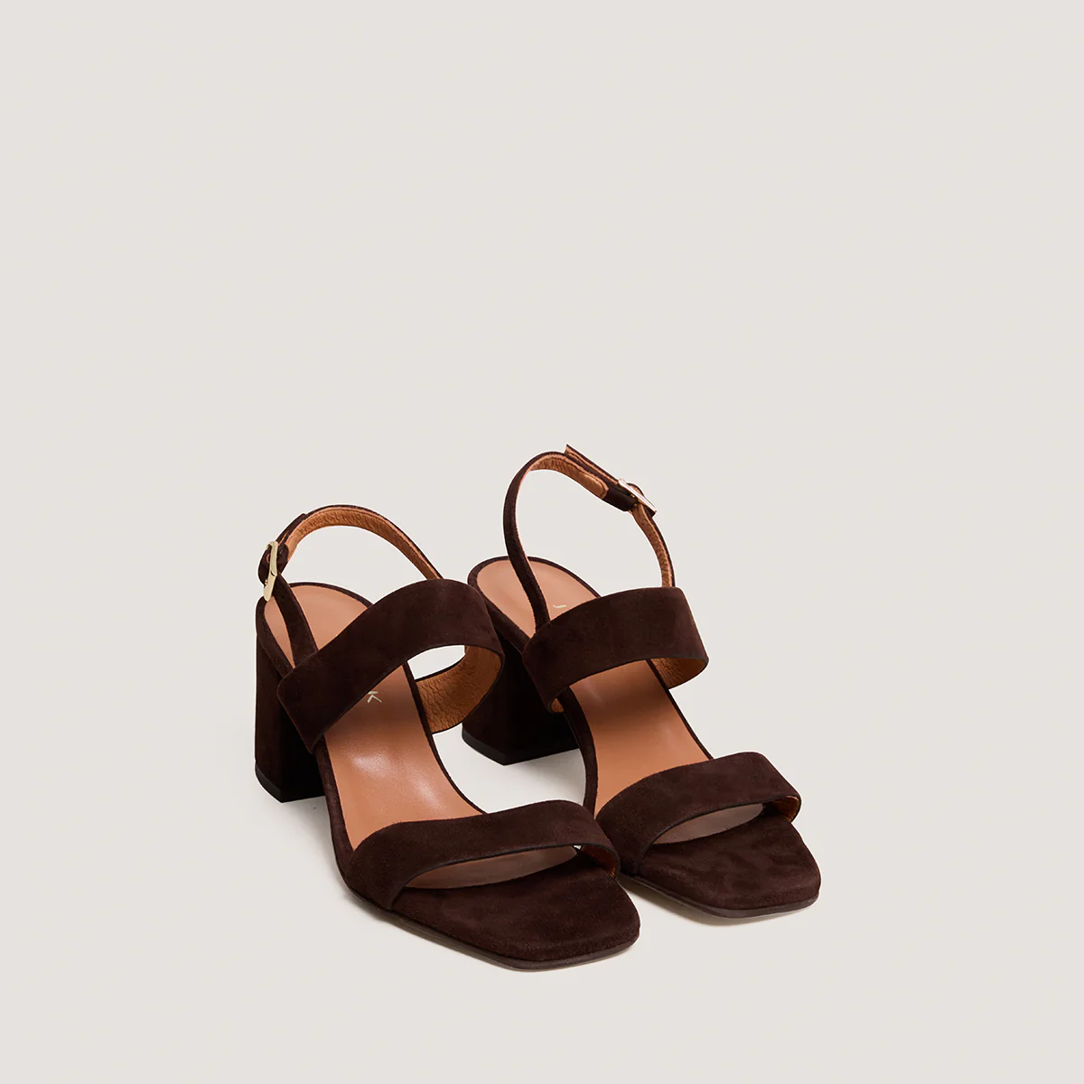 Sandales Vico Velours Marron - Image 4