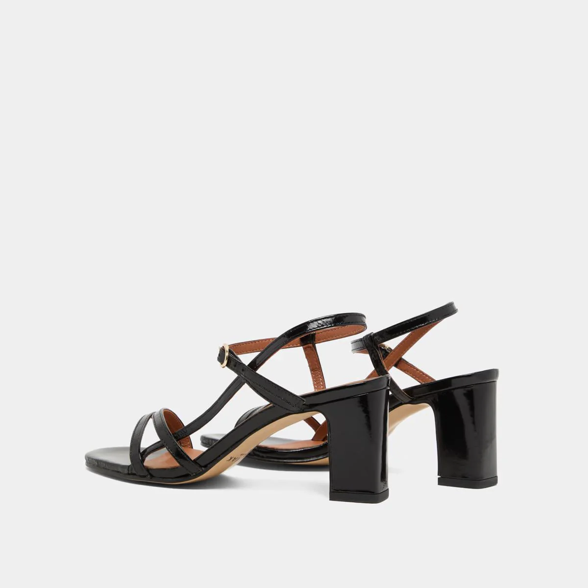 Sandales Vicomte Cuir Brillan Noir - Image 6