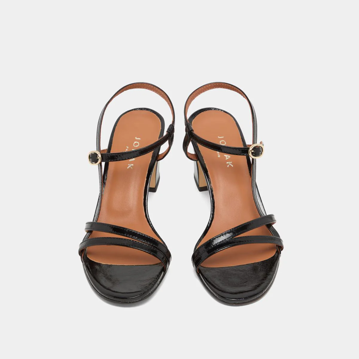 Sandales Vicomte Cuir Brillan Noir - Image 7