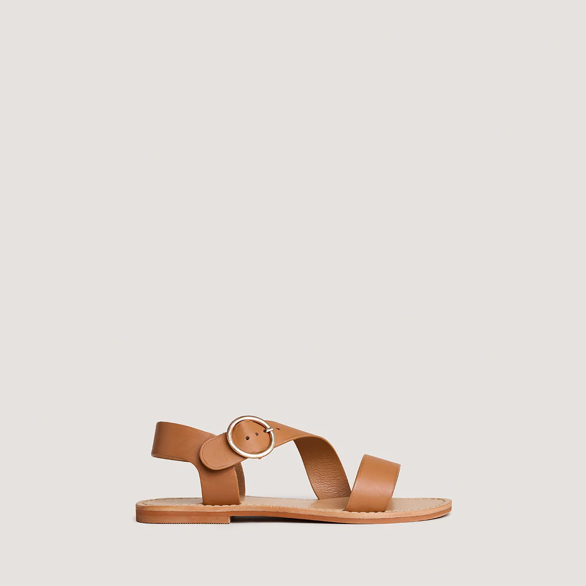 Sandales Wablo Cuir Camel