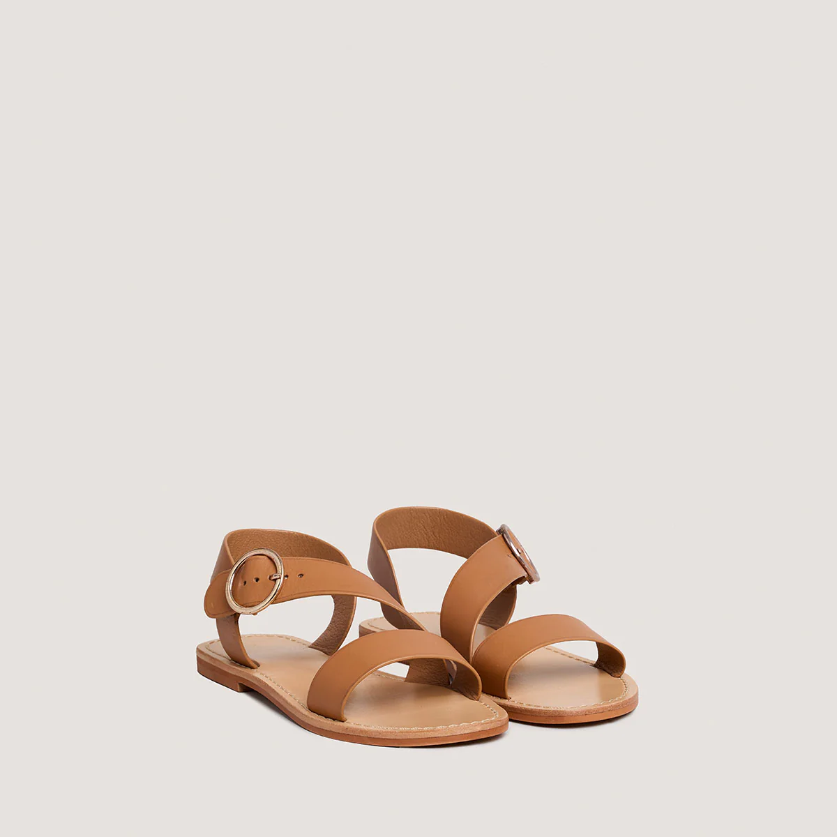 Sandales Wablo Cuir Camel - Image 2
