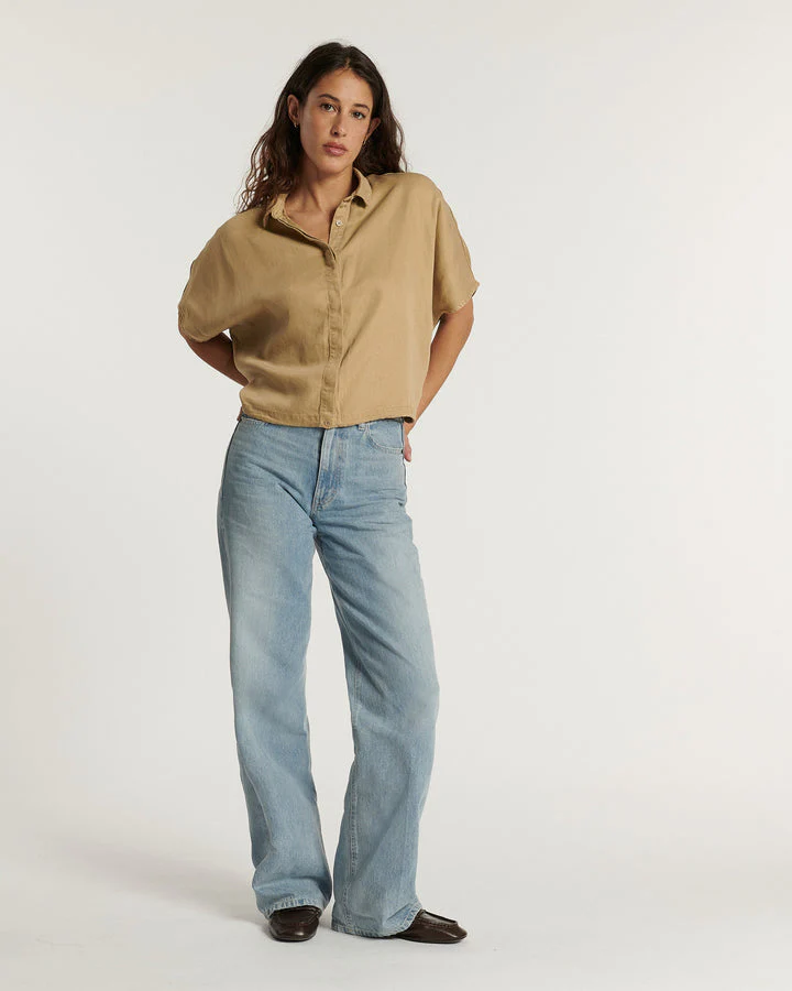 Blouse Deva Tencel Praline - Image 2