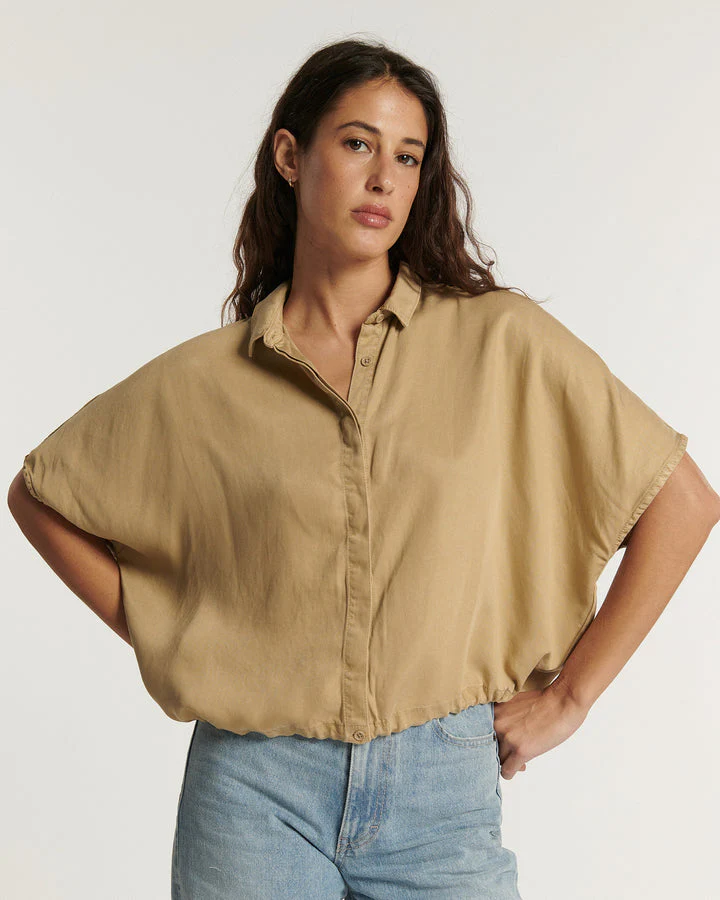 Blouse Deva Tencel Praline - Image 3