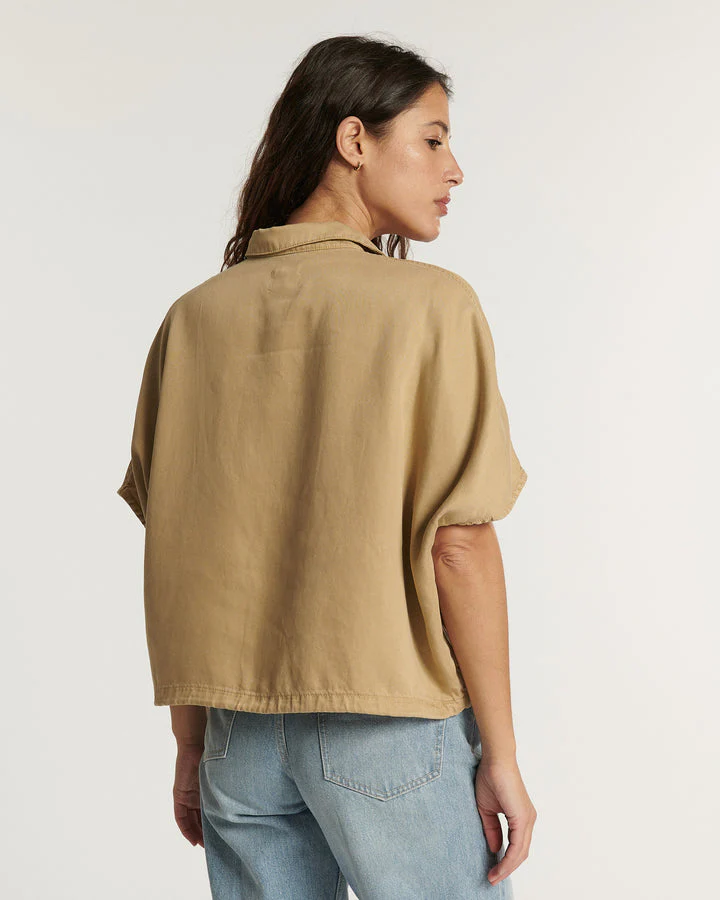 Blouse Deva Tencel Praline - Image 4