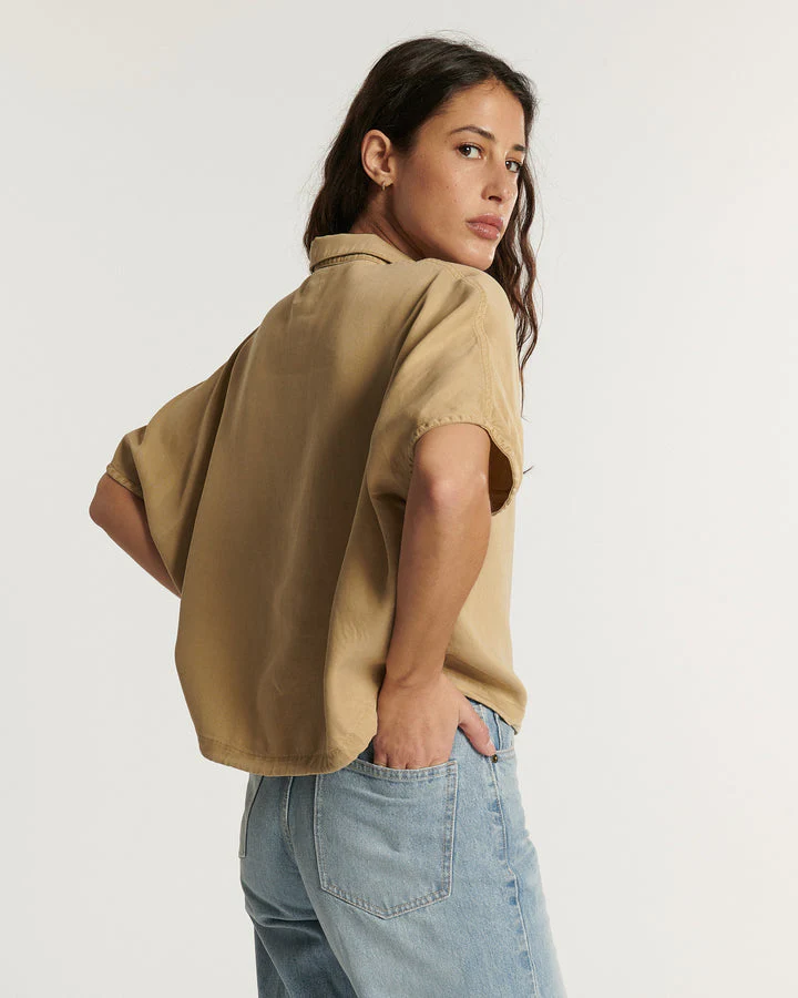 Blouse Deva Tencel Praline - Image 5