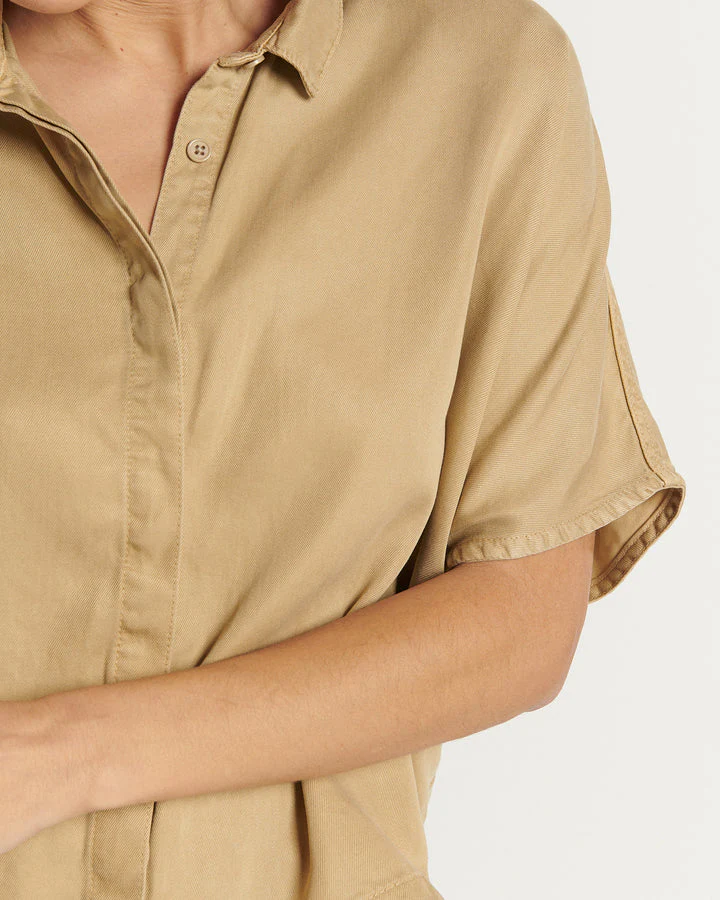Blouse Deva Tencel Praline - Image 6