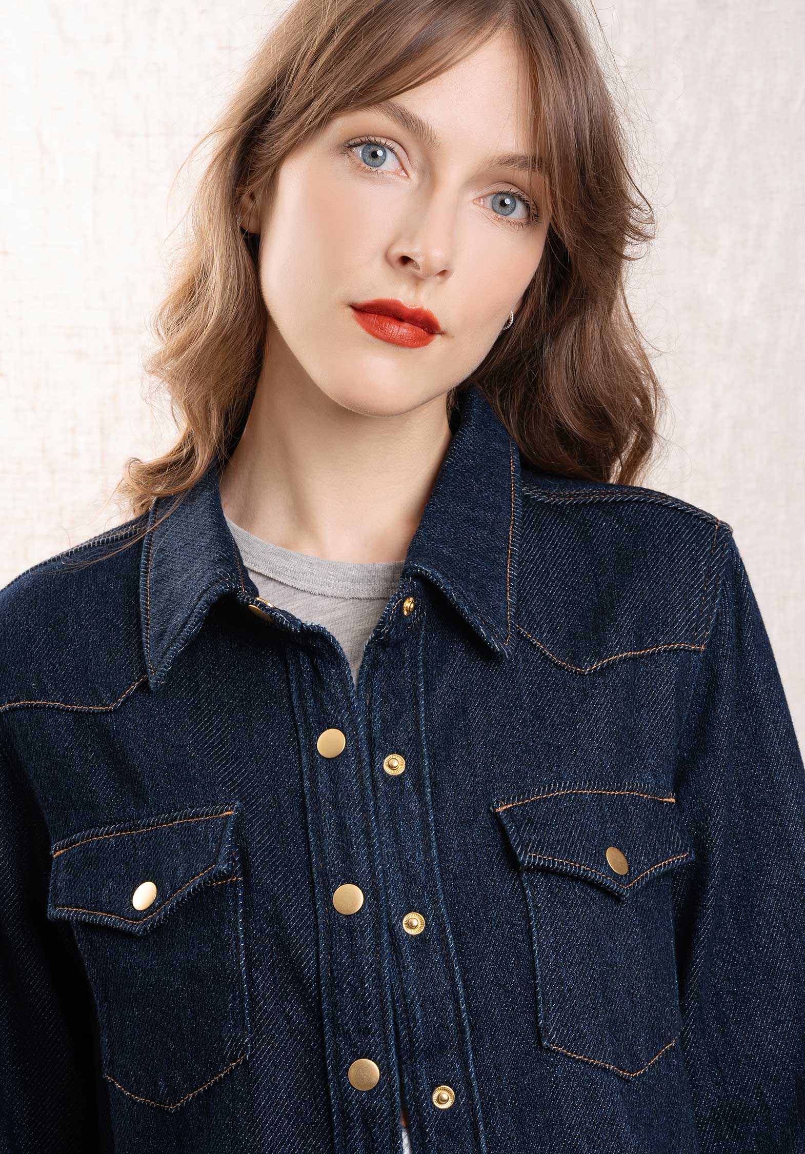 Denim Shirt Dalia Denim 3d Dark-Blue - Image 4