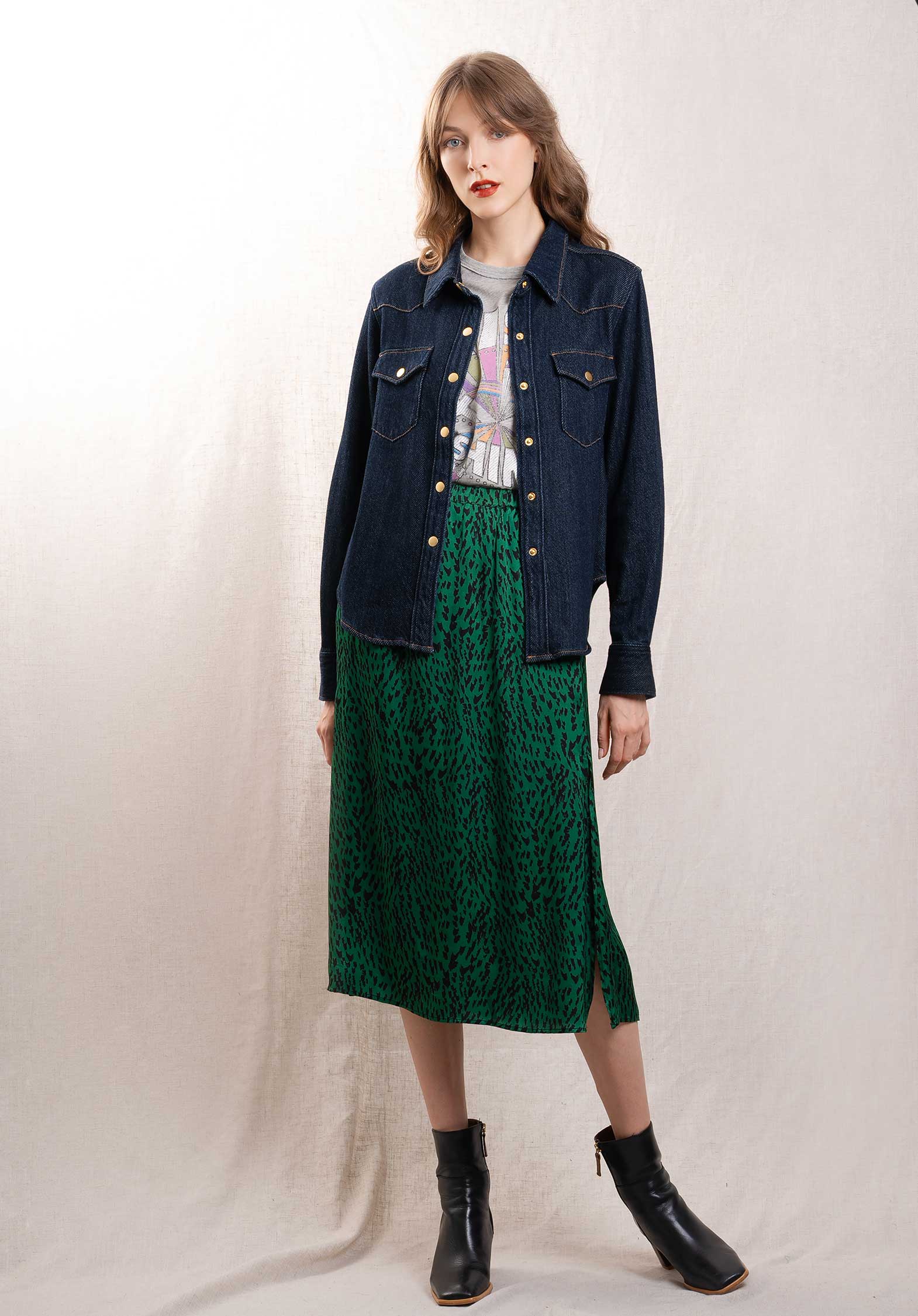 Denim Shirt Dalia Denim 3d Dark-Blue - Image 5