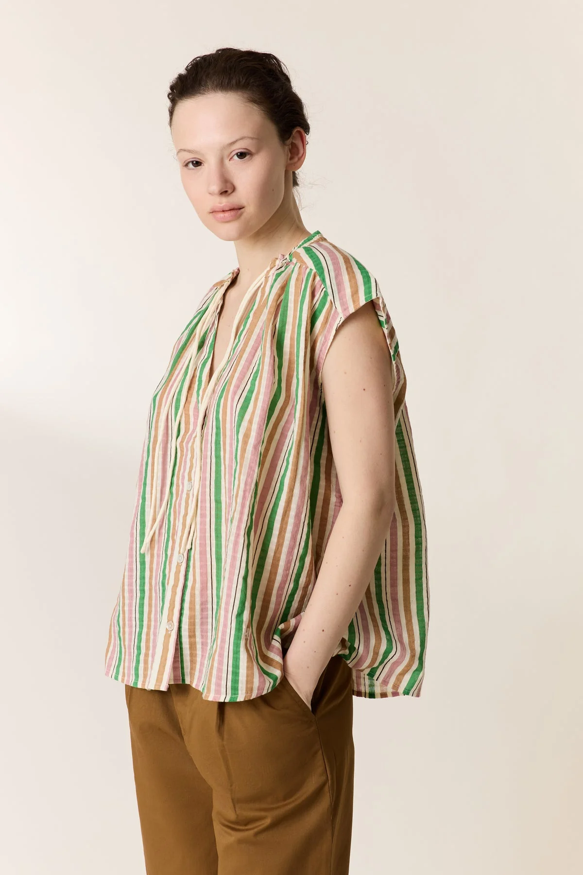 Blouse Coti Tc209 Strp Multi - Image 2