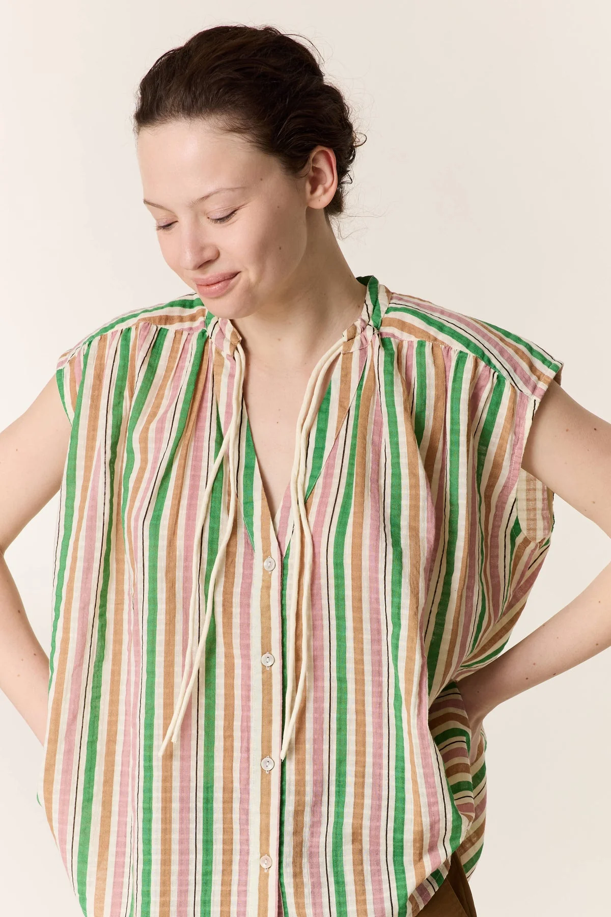 Blouse Coti Tc209 Strp Multi - Image 3