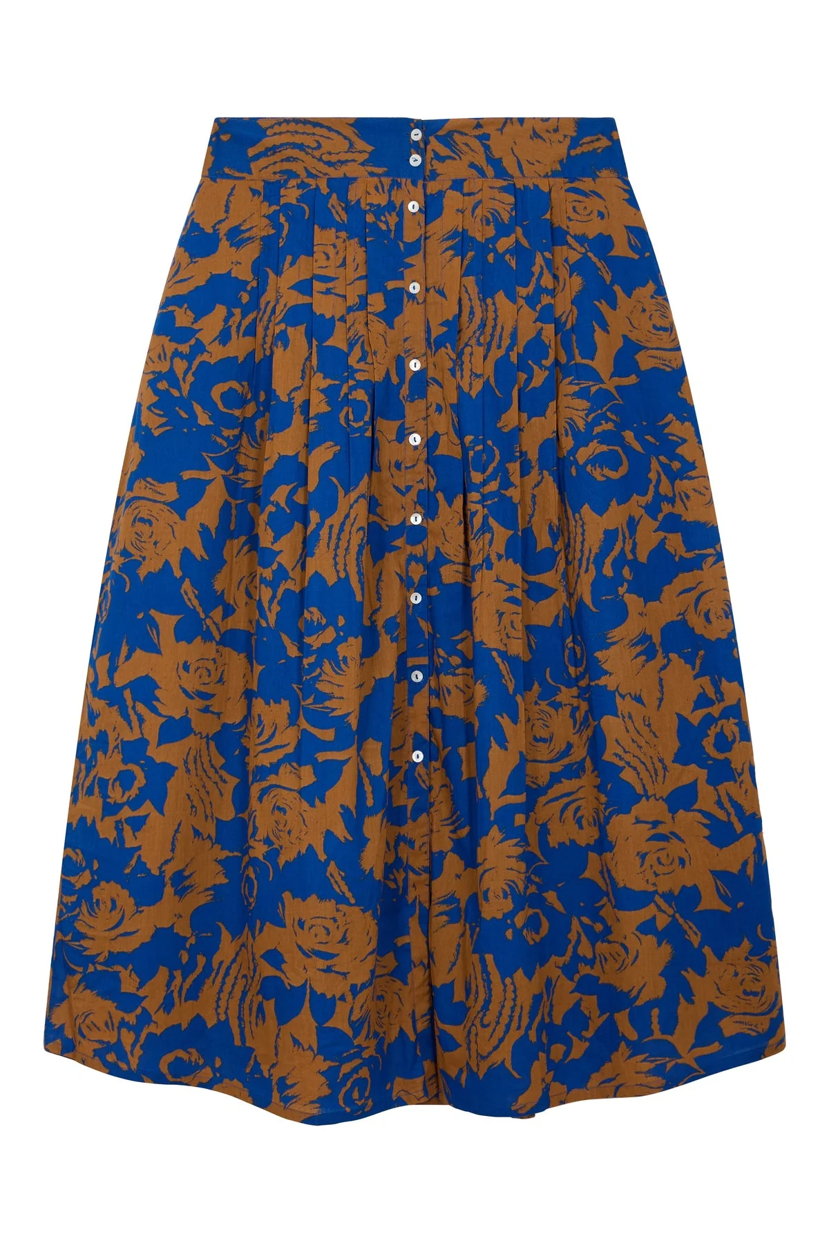 Women's Skirt 100% Cotton Poplin Premium - Rose Blue