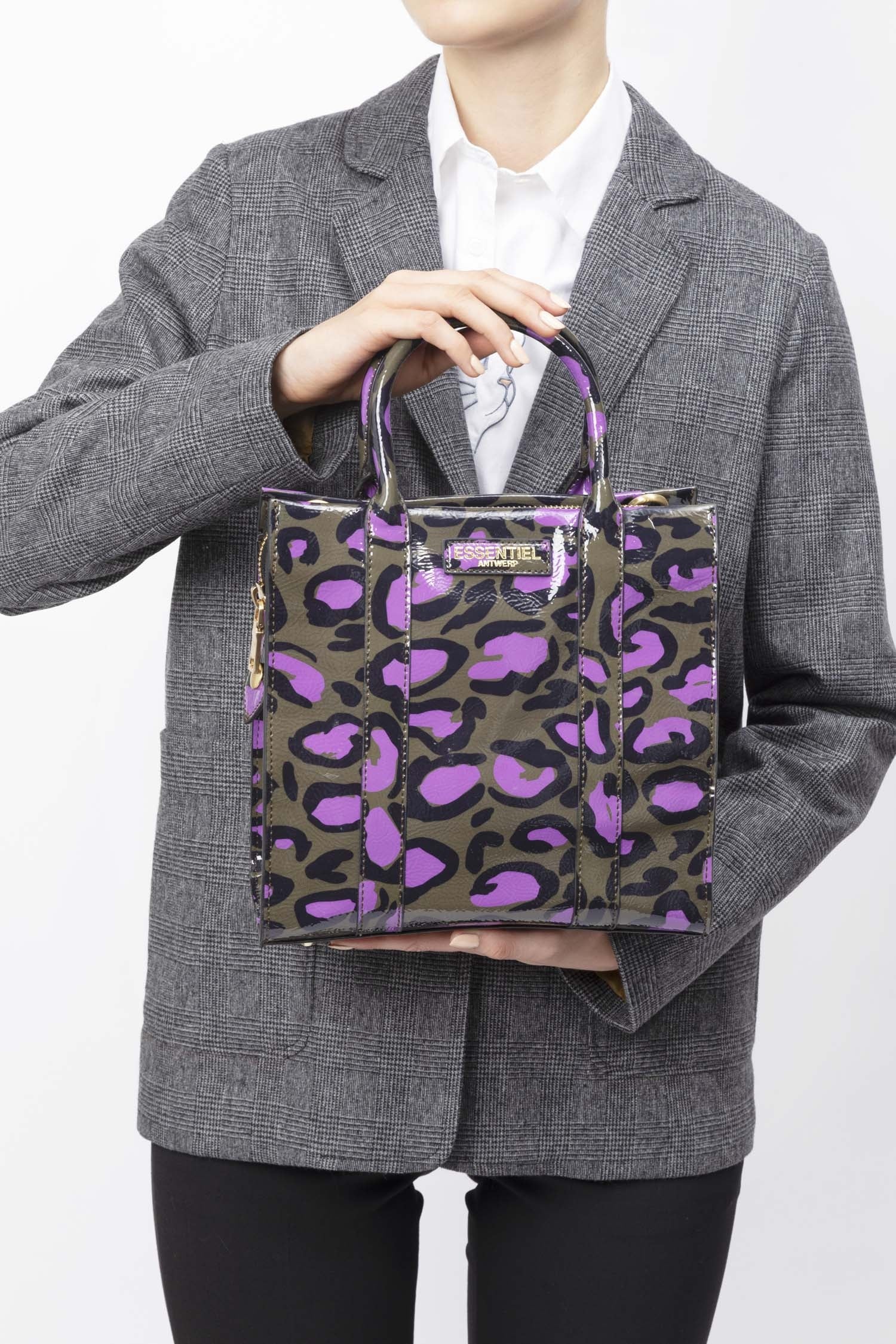 Leopard Print Multi-way Bag - Image 7