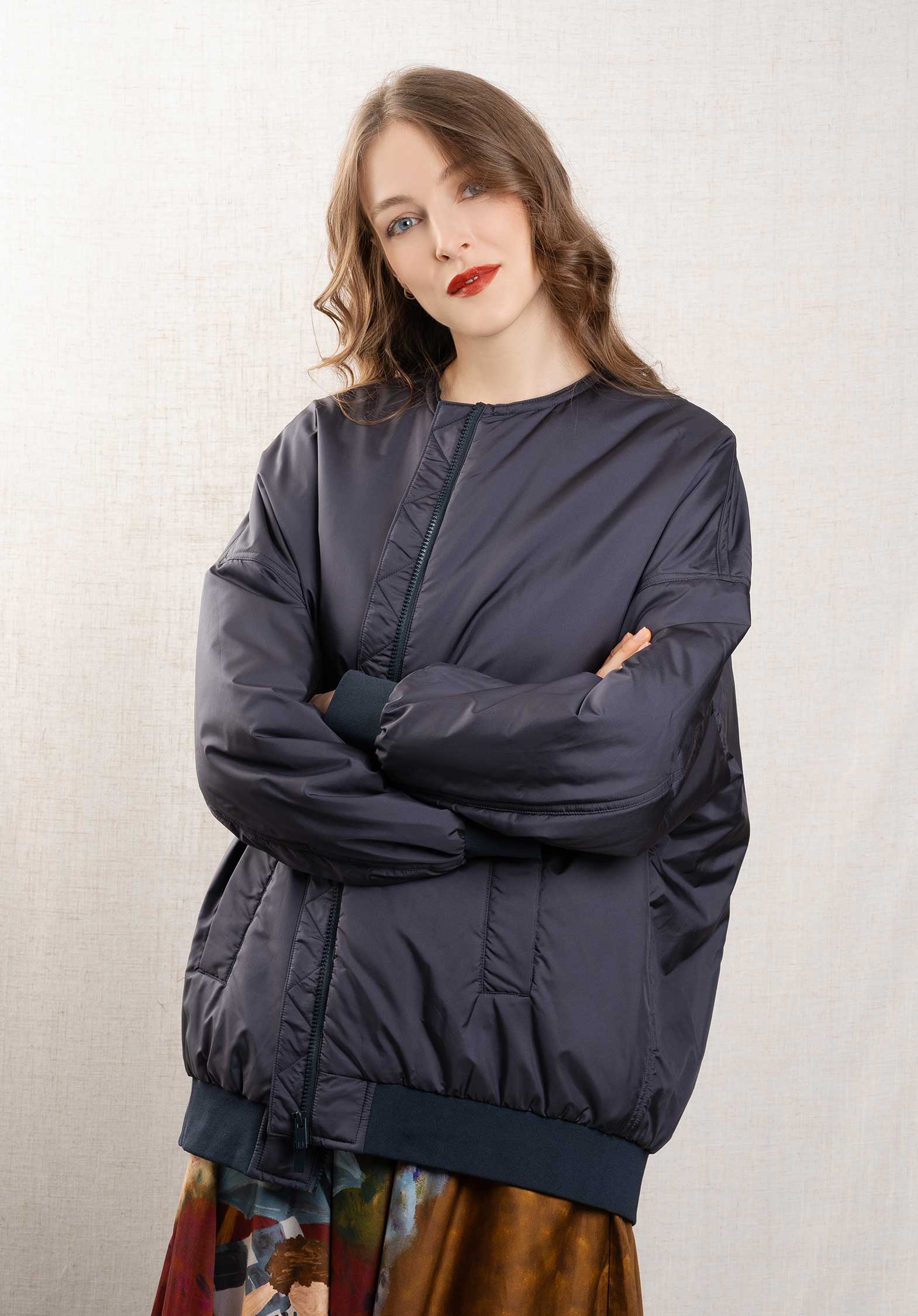 Coat Giovanna Dark-Navy - Image 2