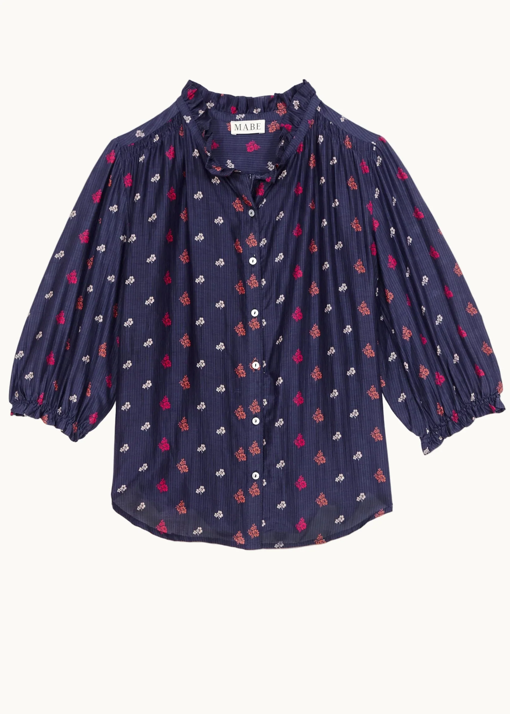 Blouse Auden Ls Top Navy - Image 5