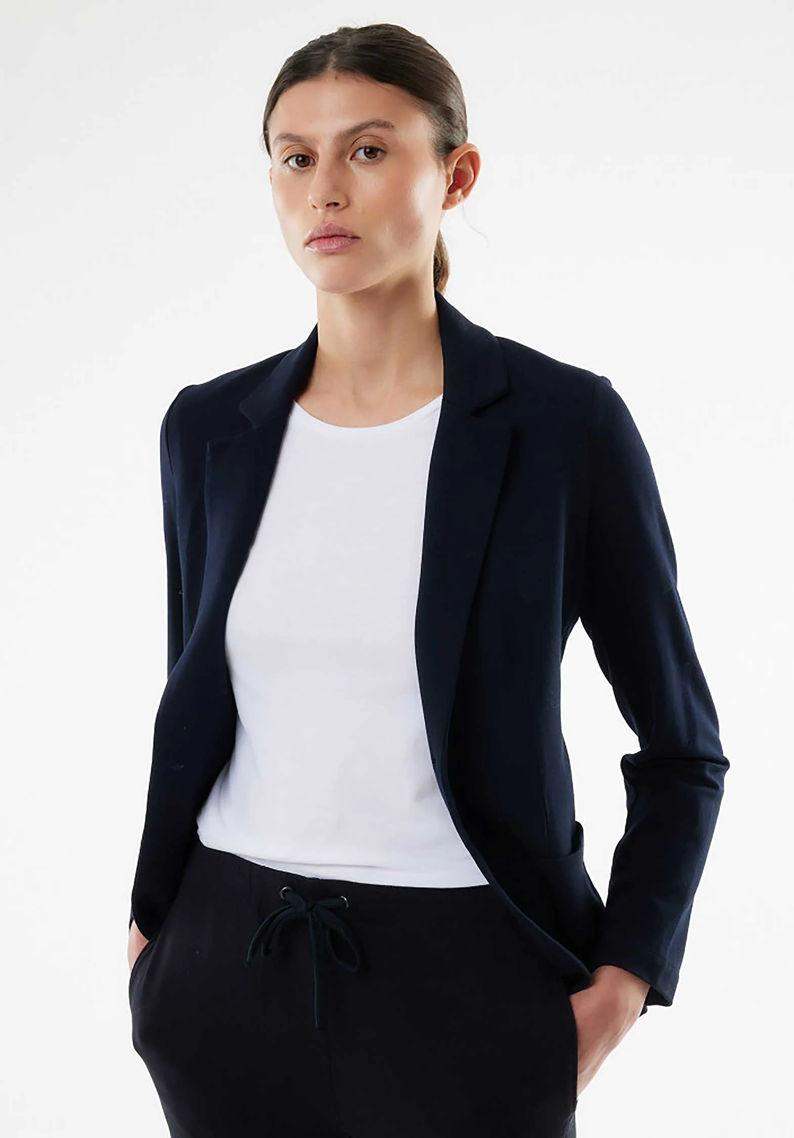 Jacket 003-fve046 Navy - Image 5