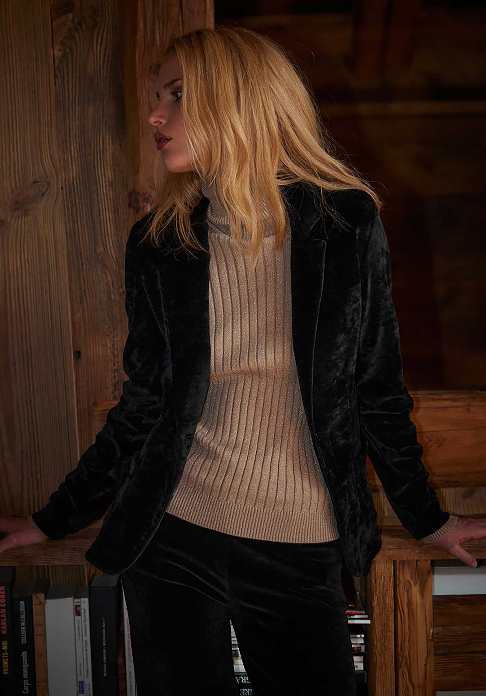 Jacket 016-fve046 Black - Image 4