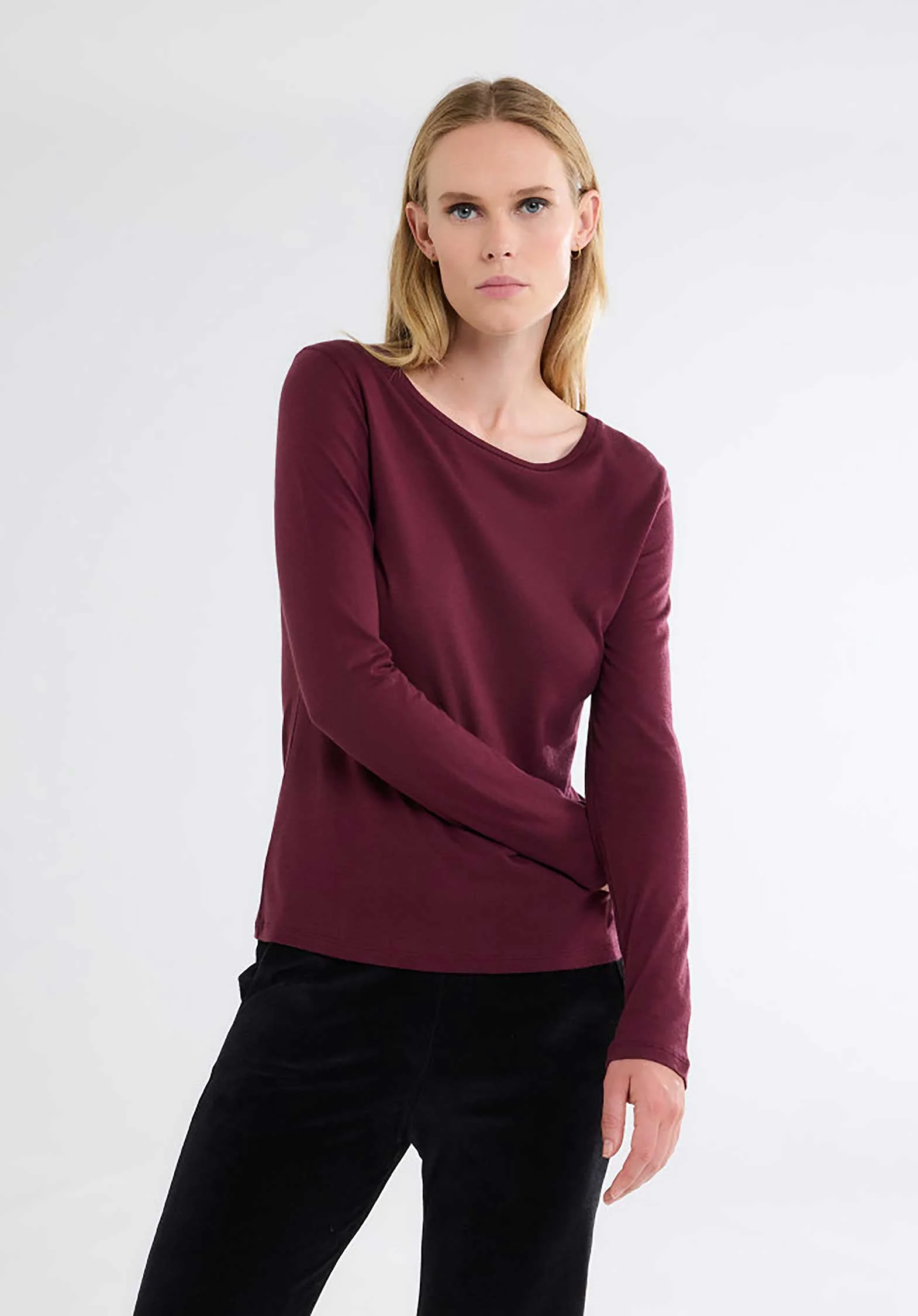 Tshirt 001-fts008 Plum - Image 7