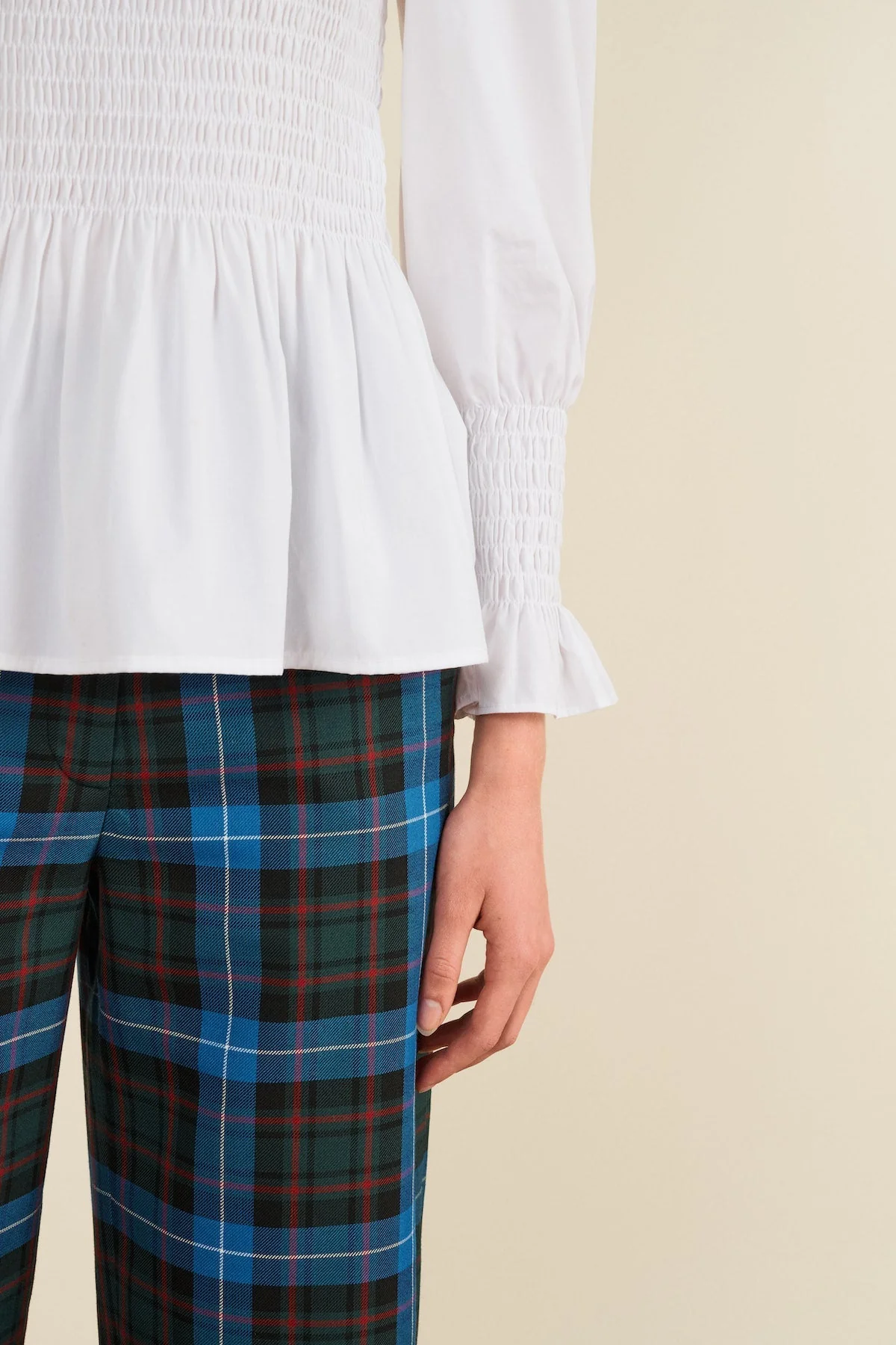 Blouse Aleria Shirt White - Image 4