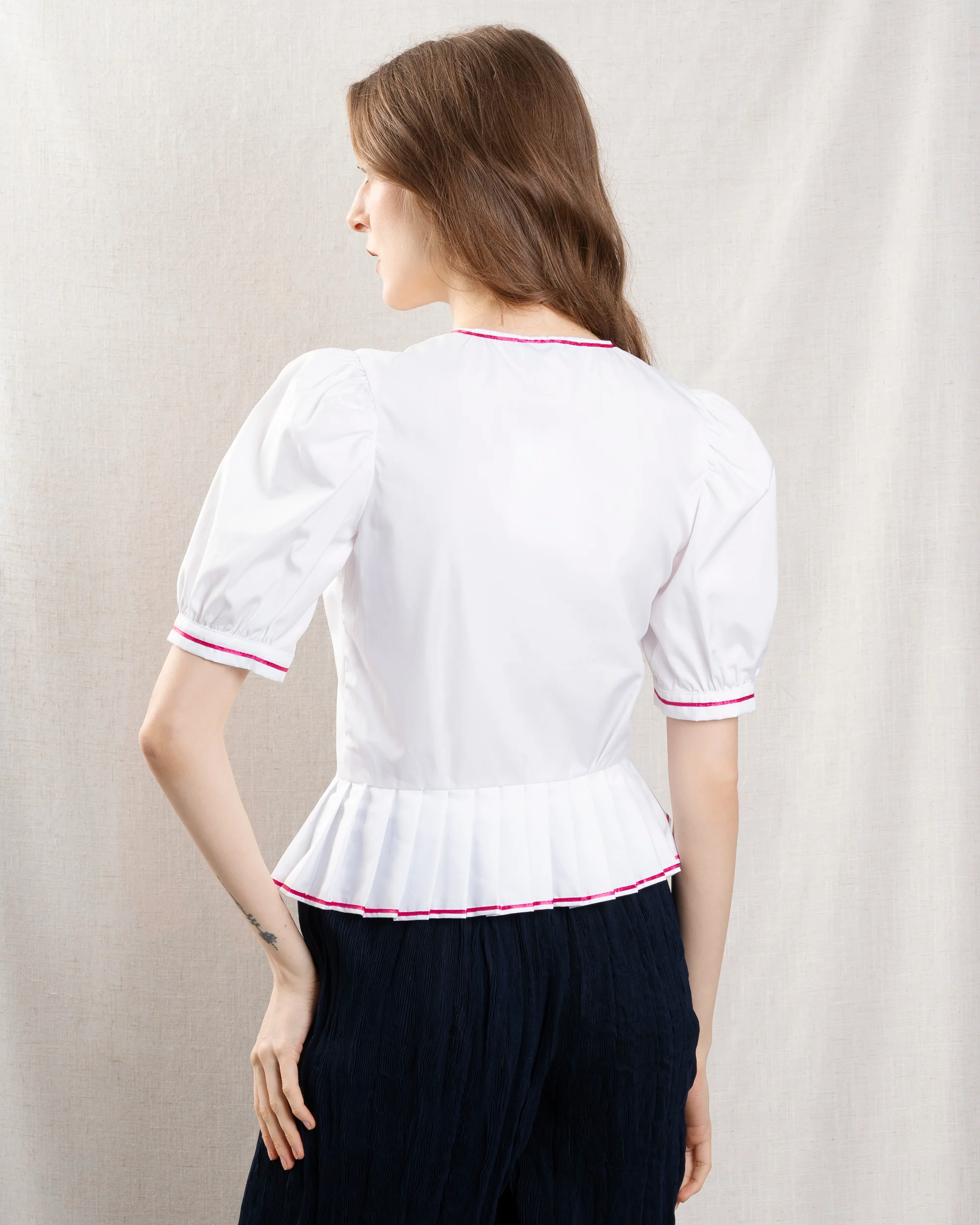 Blouse Belem Shirt White - Image 2
