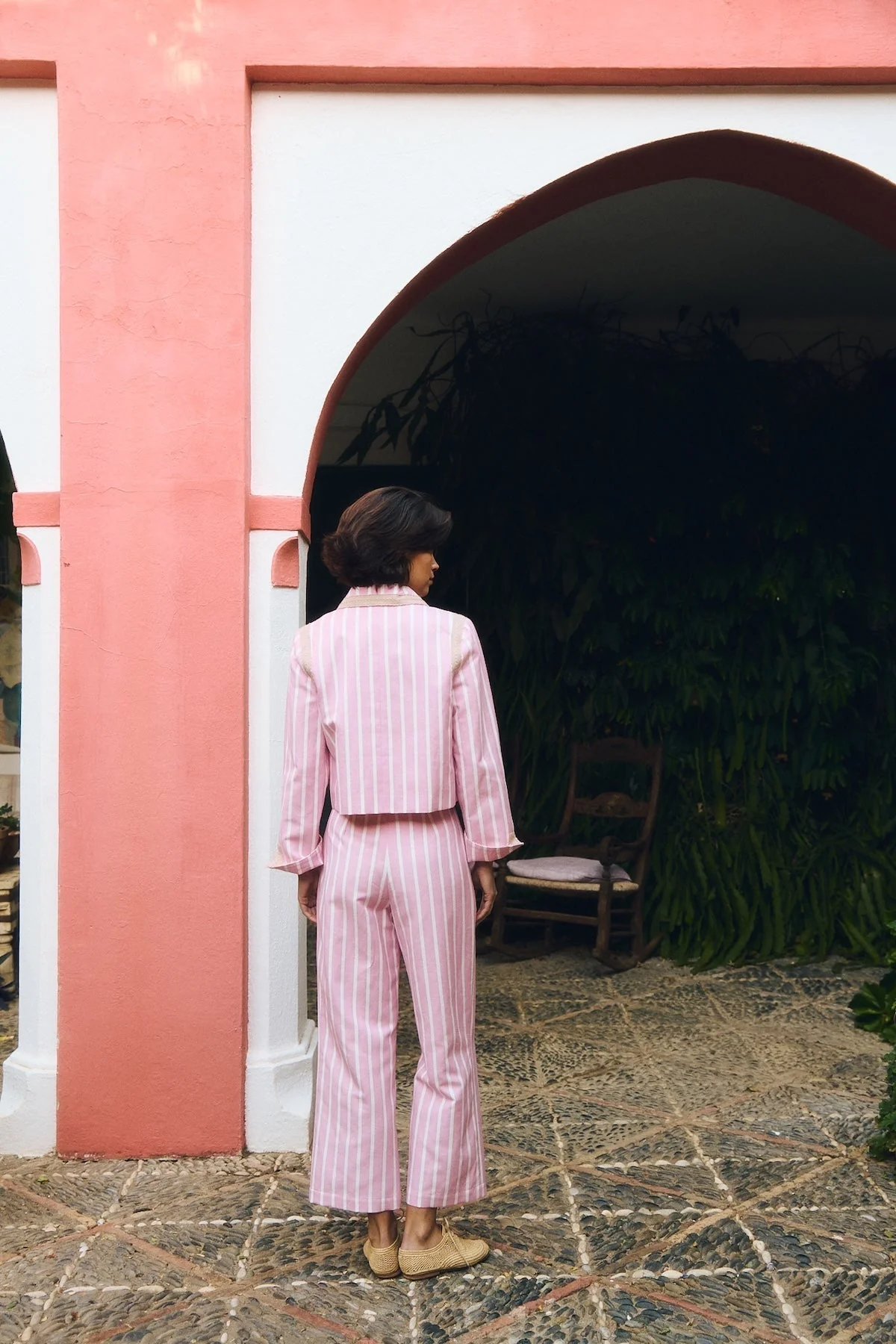 Jacket Clover Jacket Pink-Stripes - Image 3