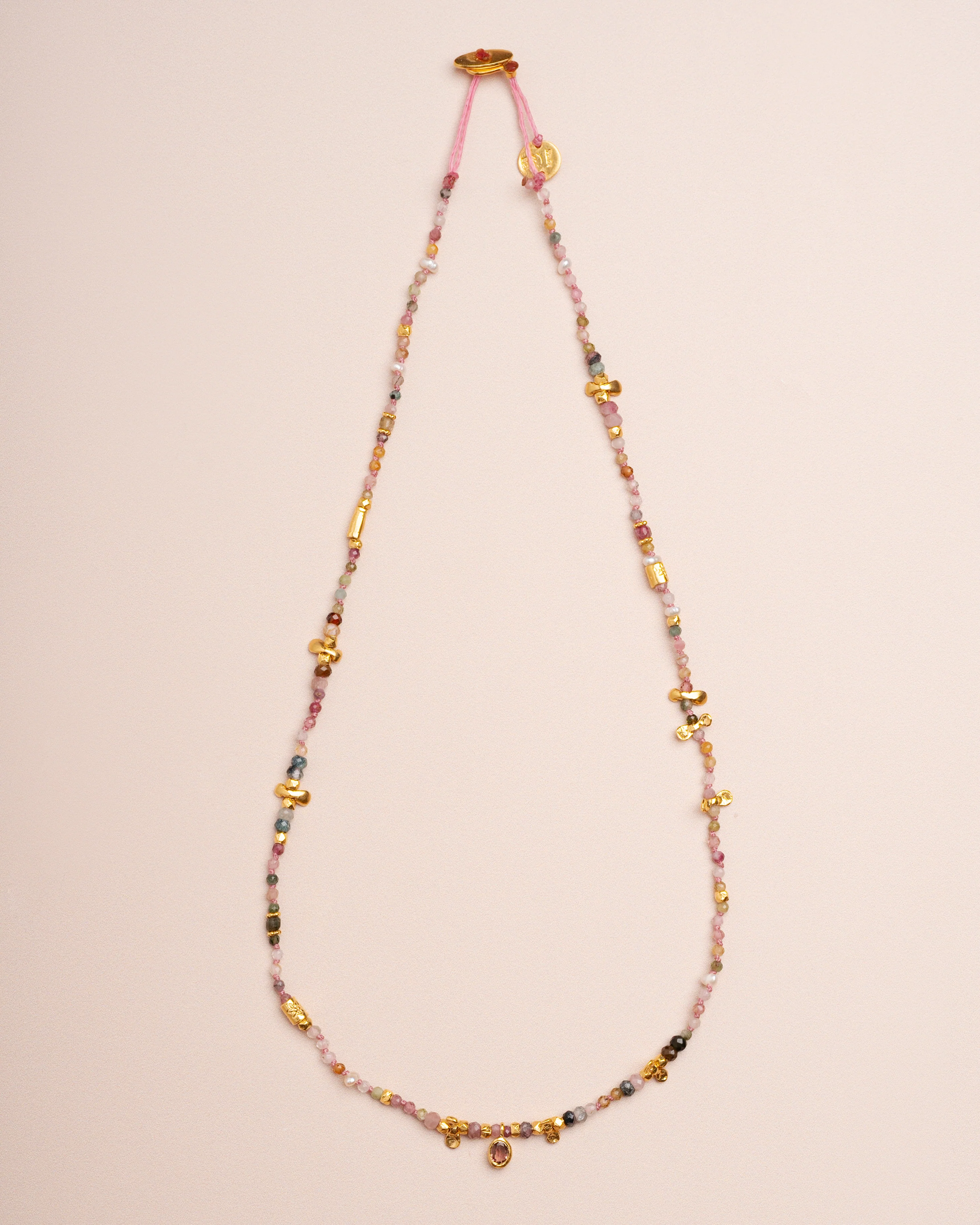 Necklace Papillon Necklac Tourmaline