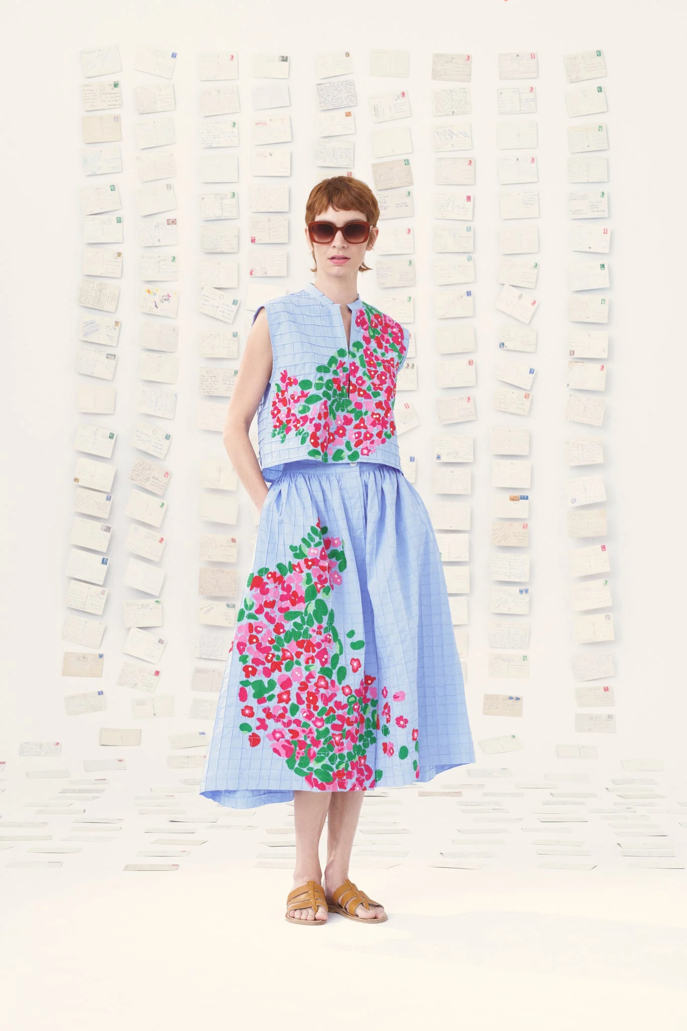 Blouse 19 Top Gaia Blue-Chine