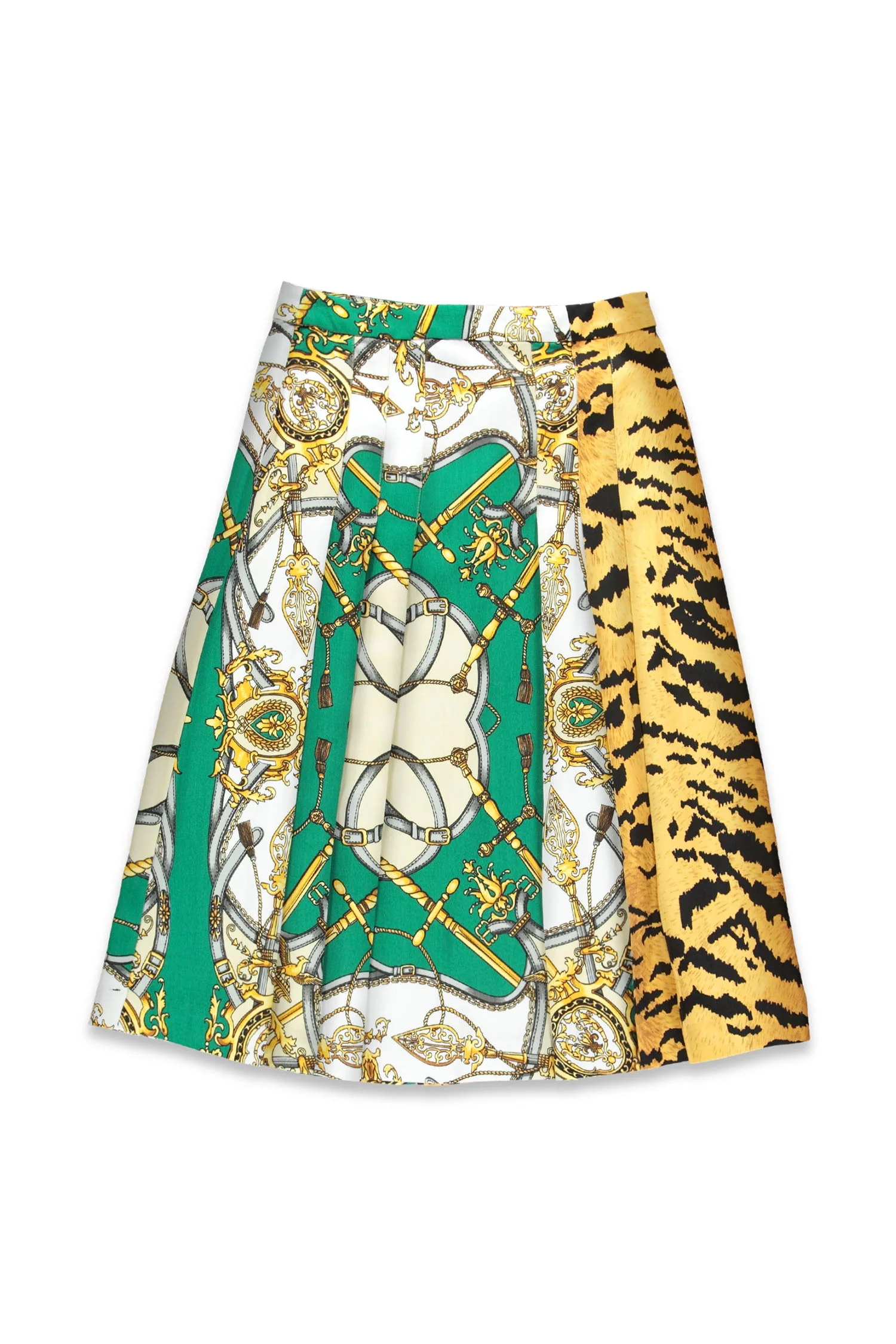 Mixed Print Midi Skirt - Image 5