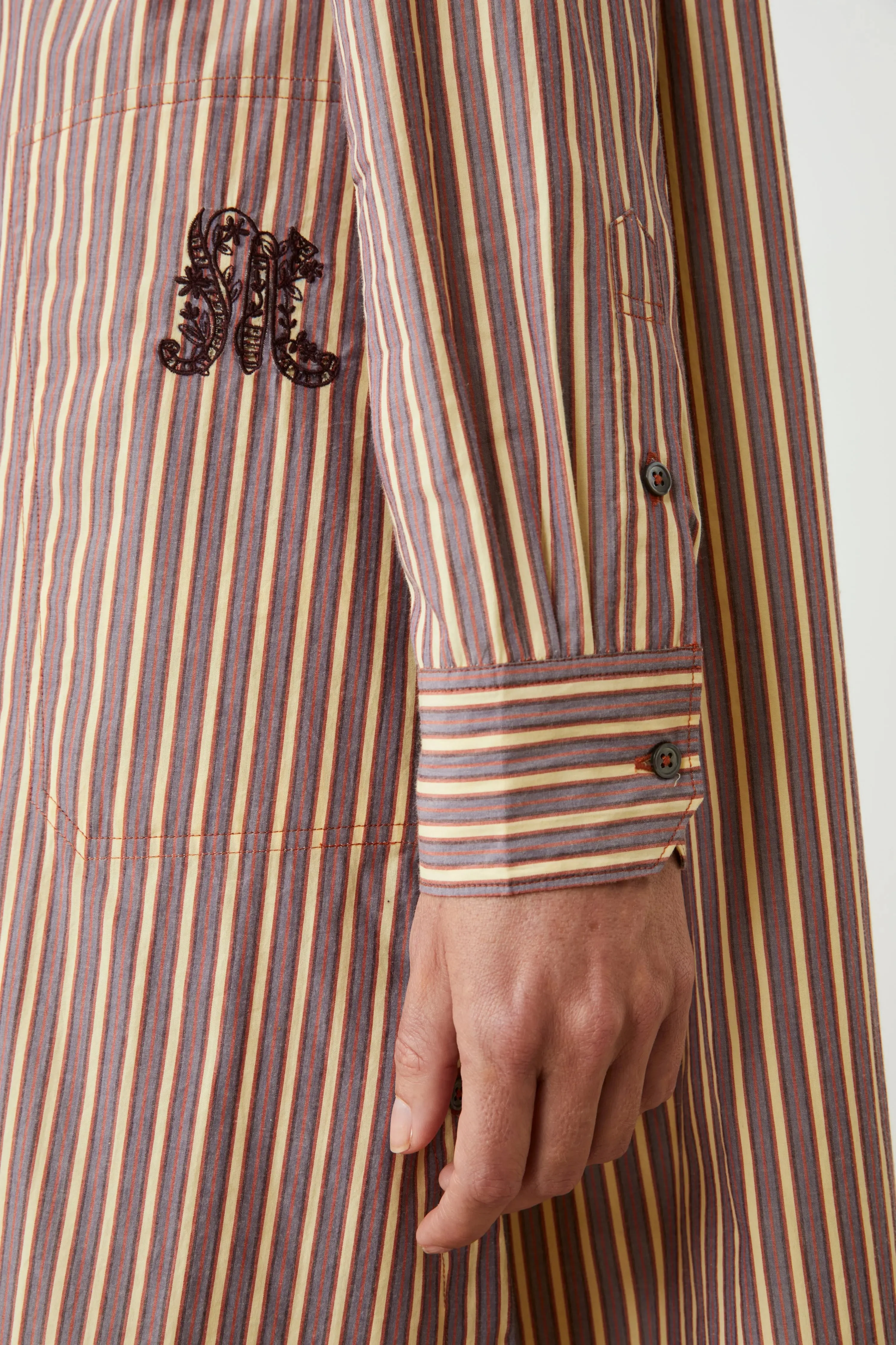 Dress Martine 784 Pop-Stripes-Garnet - Image 3