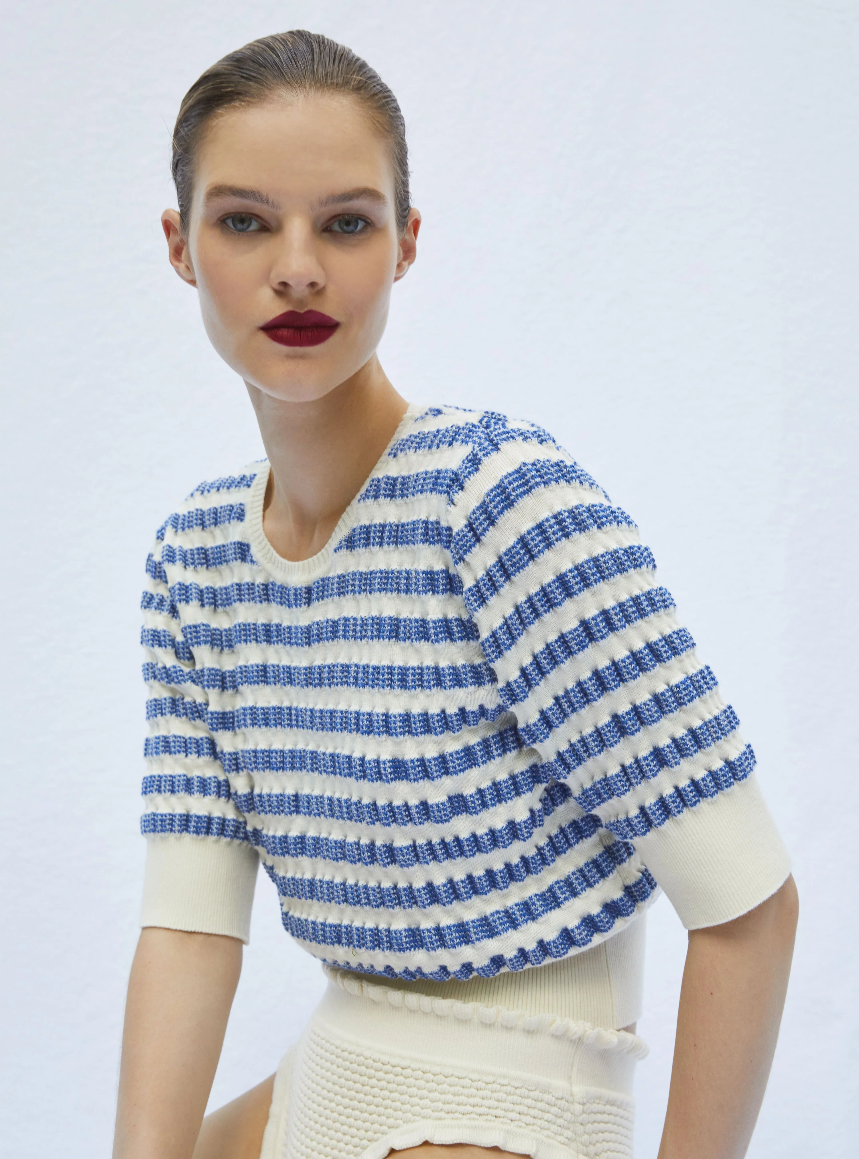 Pullover Egee Natural-Denim - Image 2