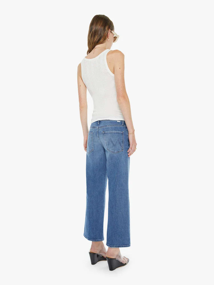 MOTHER Women's Mid Rise Maven Ankle Wide Leg Jeans 77% Cotton - All-Your-Eggs - Image 3