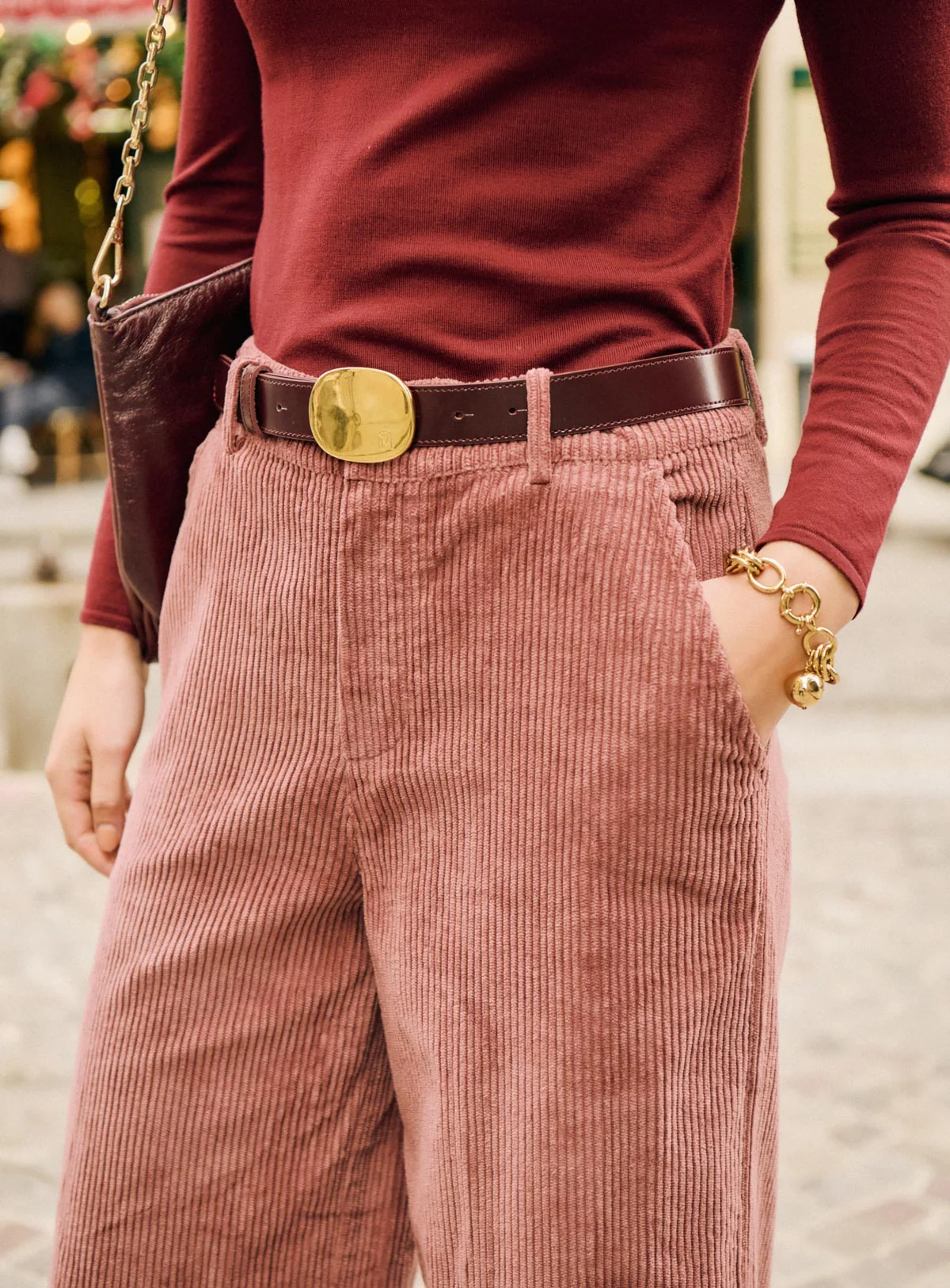 Belt 225ako Bordeaux - Image 2